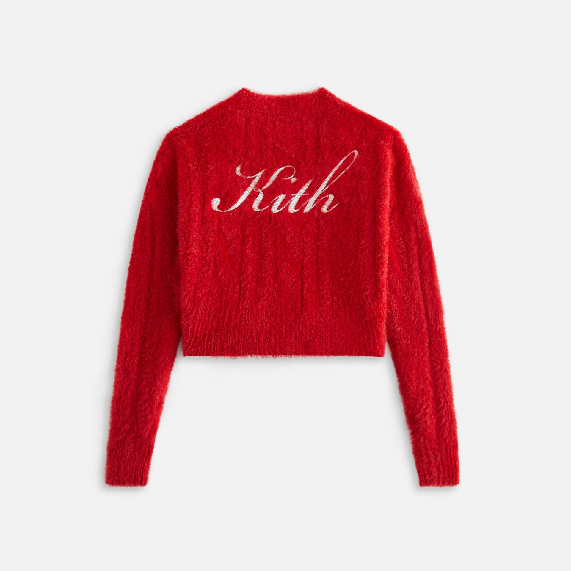 Kith Kids Mohair Cable Knit Cropped Cardigan - Fury