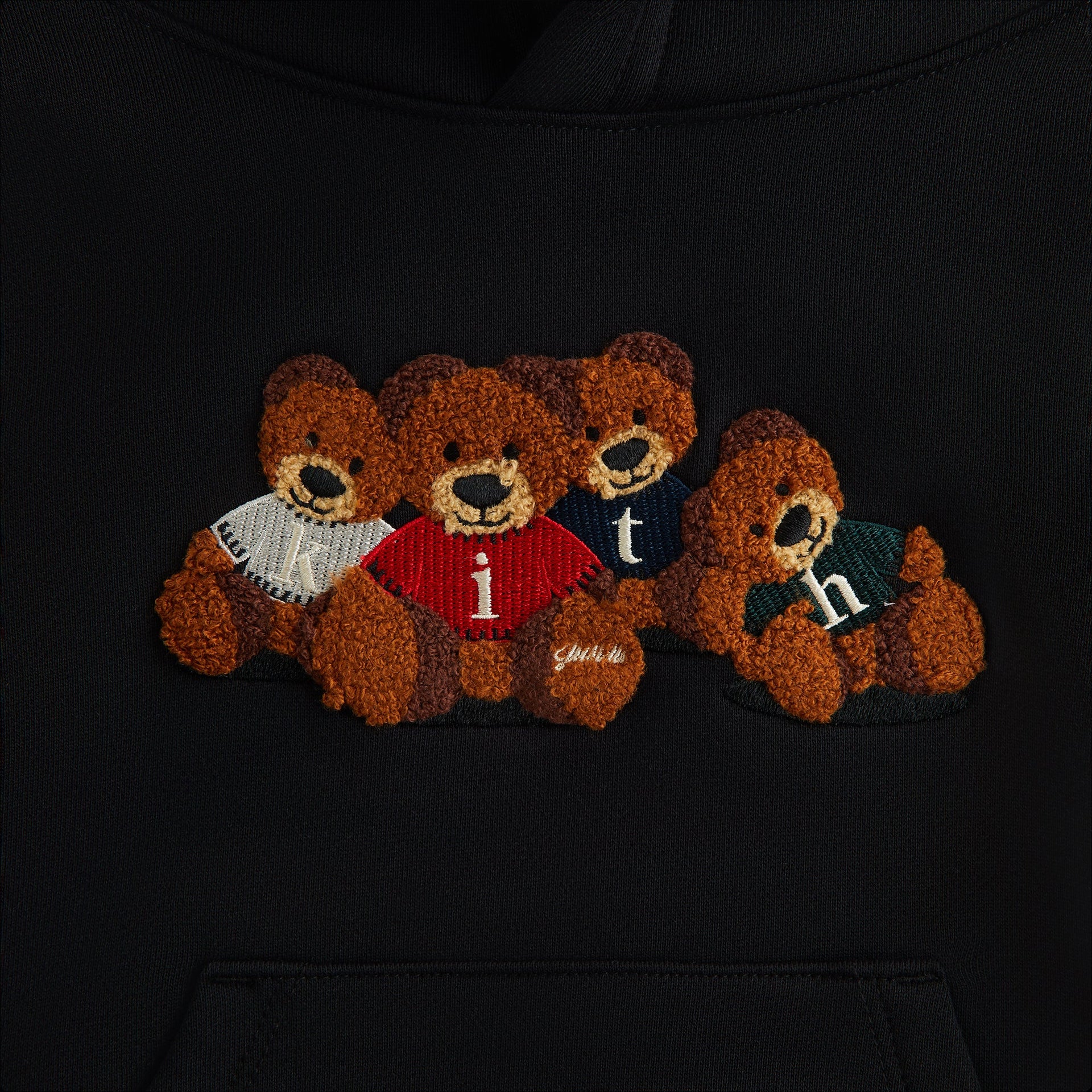 Kithmas Kids Teddy & Friends Williams Hoodie - Black