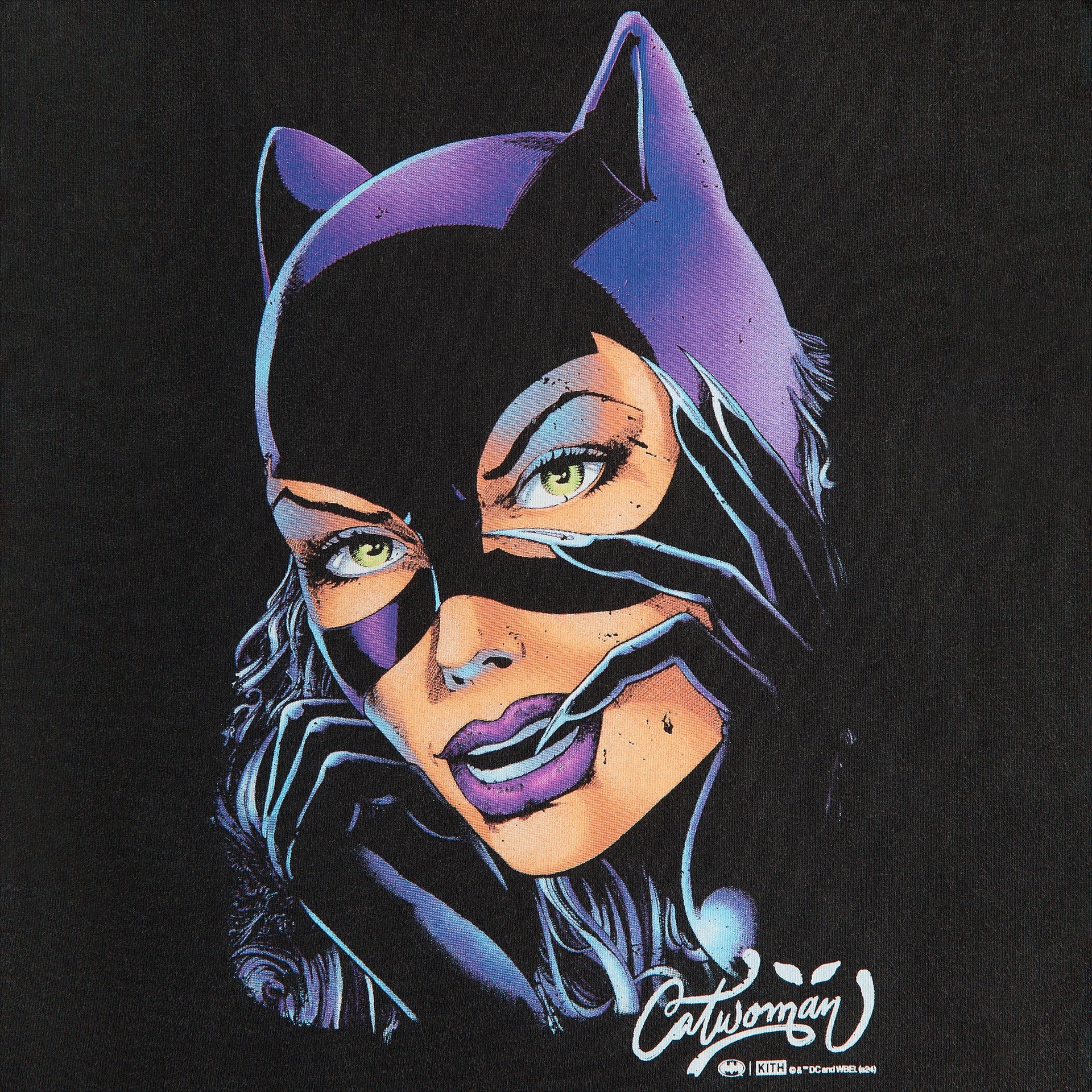 Batman | Kith Kids Catwoman Vintage Tee - Black