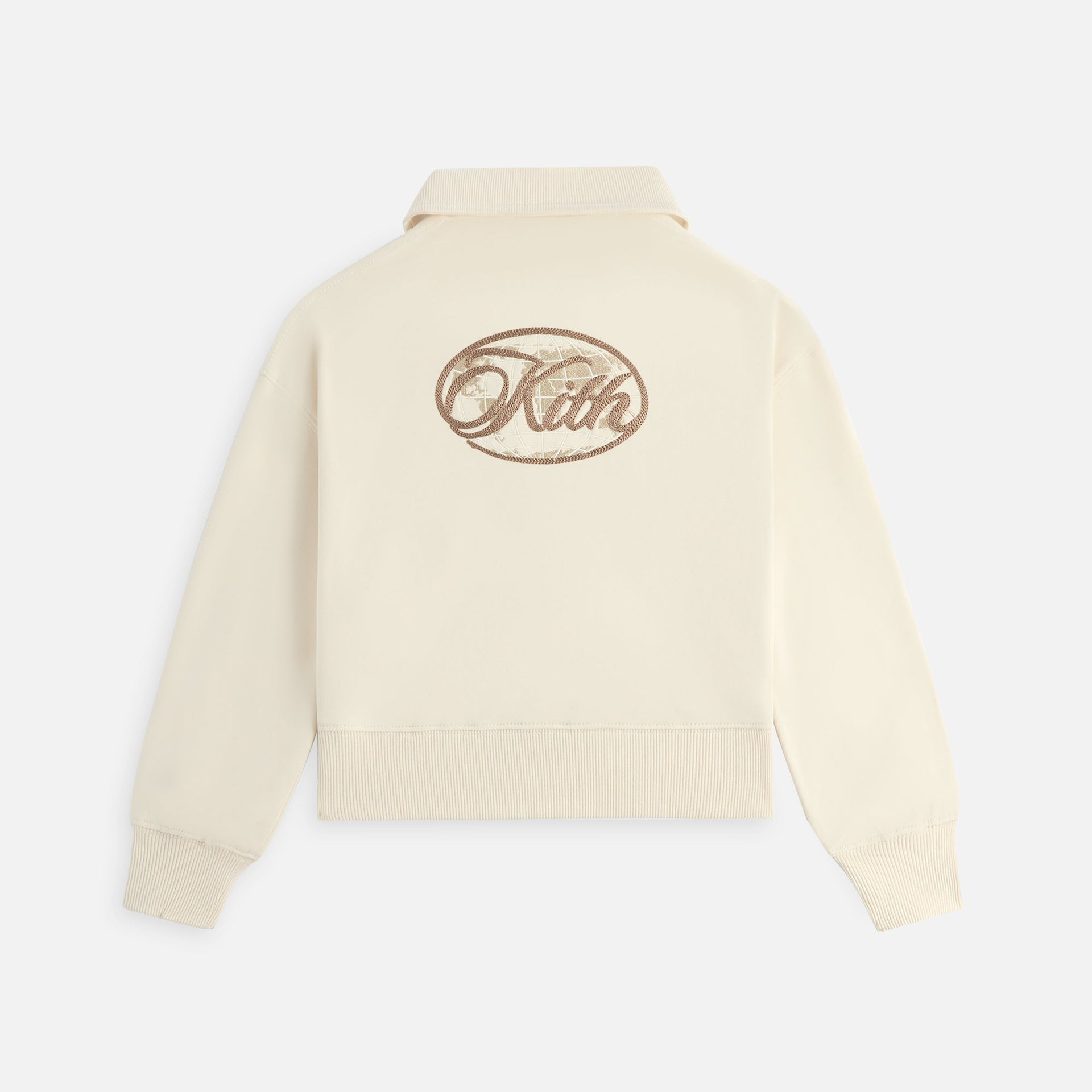 Kith Kids Nelson Quarter Zip Rugby - Waffle