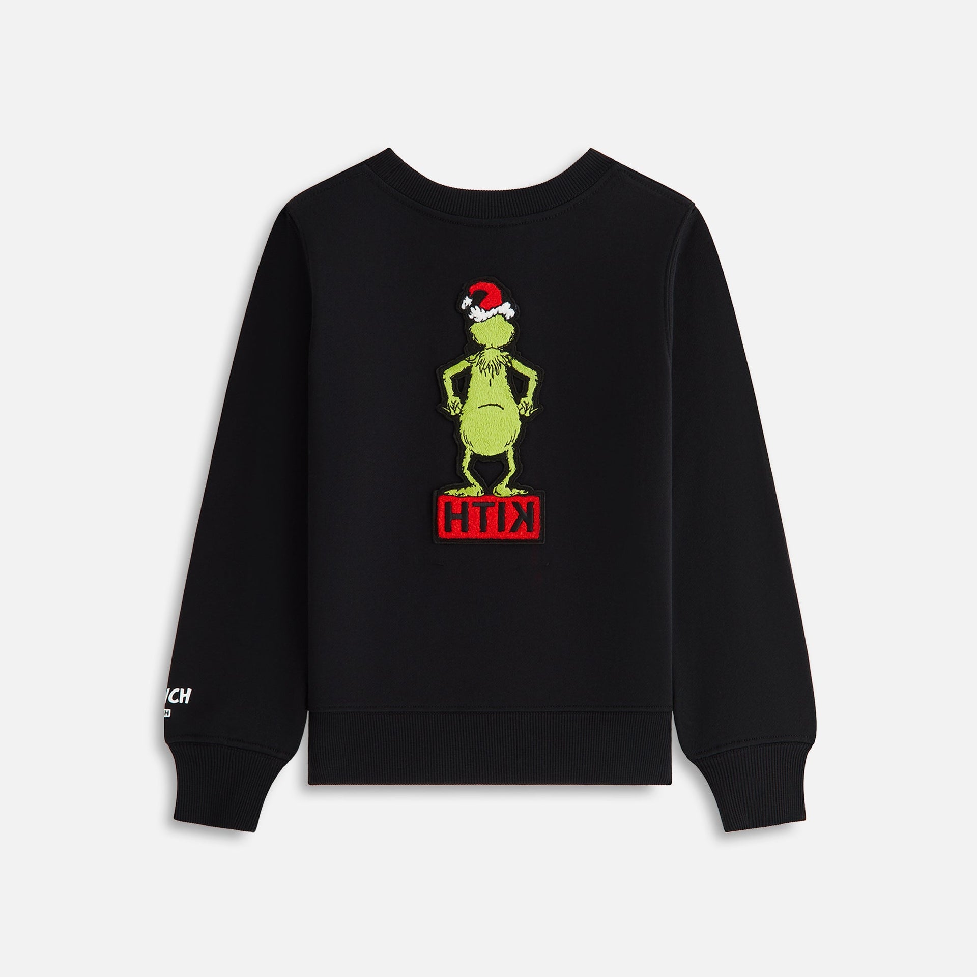 Kith Kids for The Grinch Classic Standing Logo Crewneck - Black