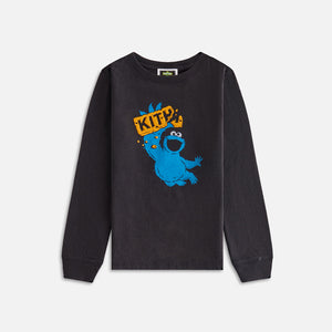 Kith Kids for Sesame Street Cookie Vintage Tee - Black