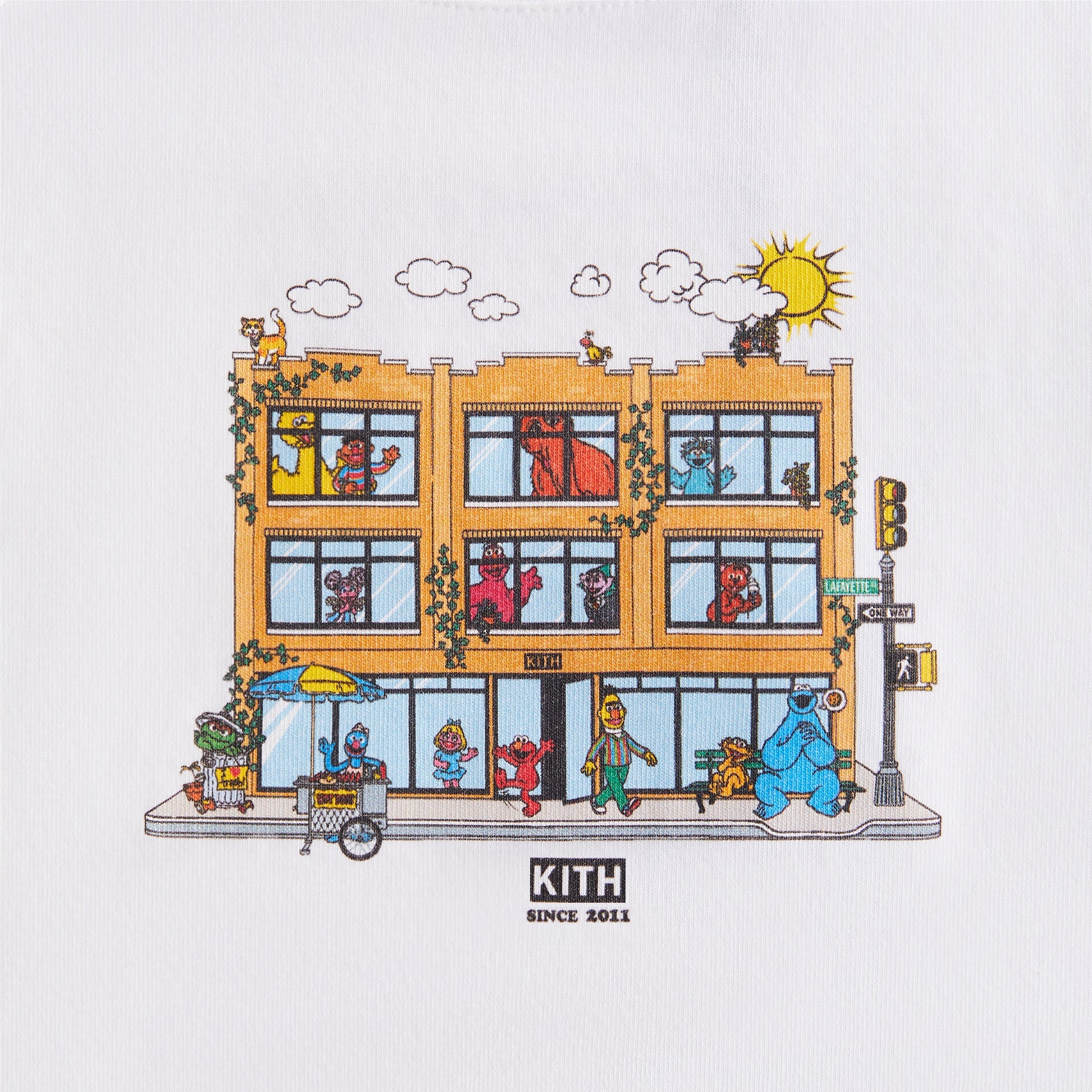 Kith Kids for Sesame Street Store Tee - White