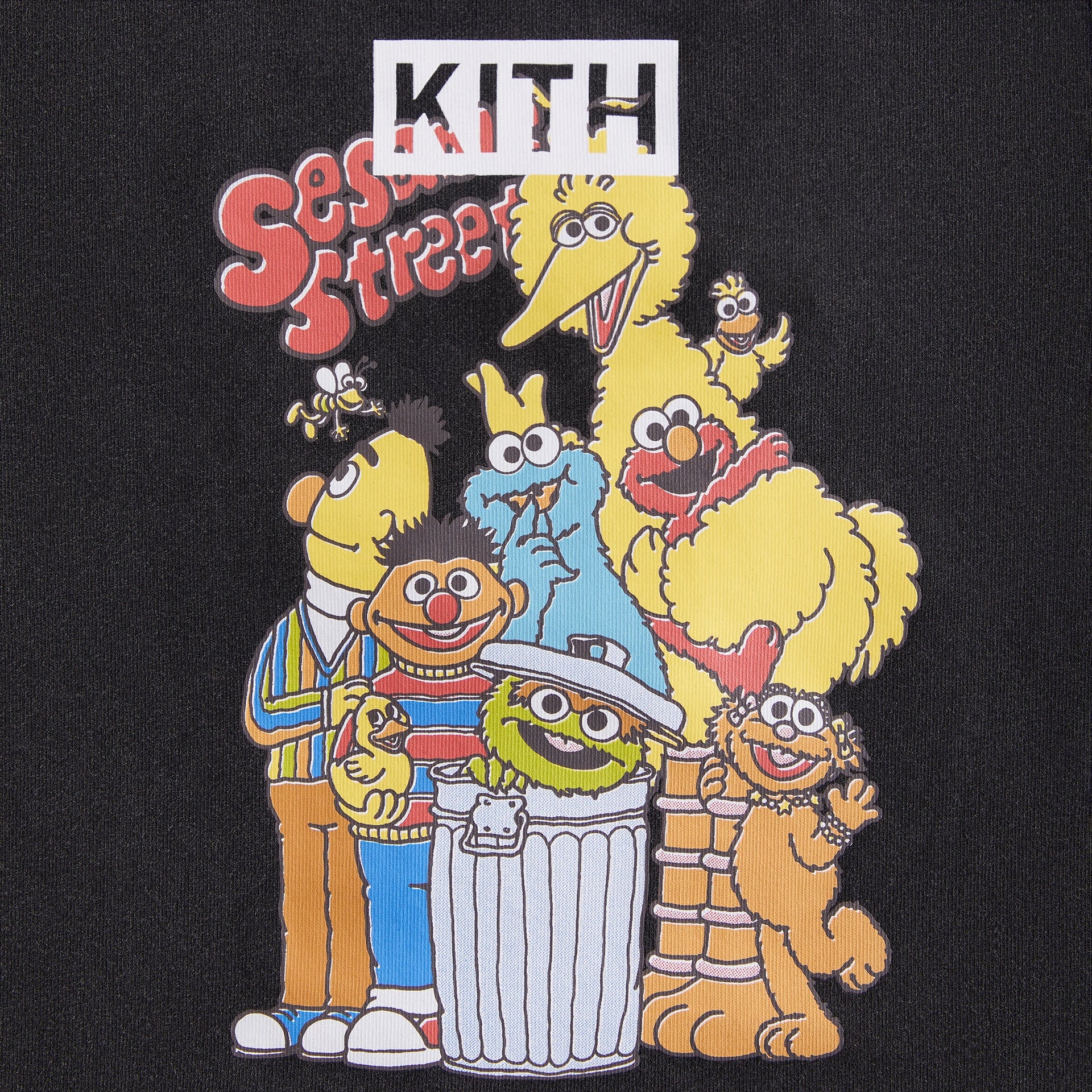 Kith Kids for Sesame Street Vintage Tee - Black