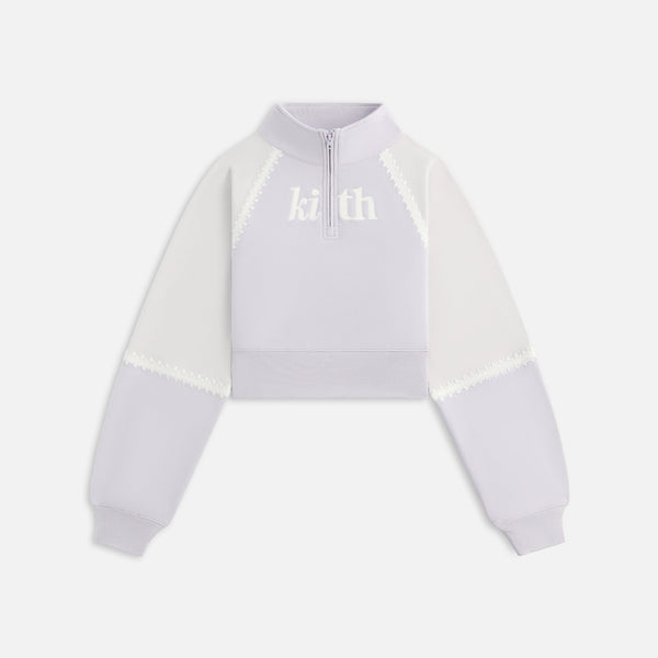 KITH ロンT キッズ 110 Kith Kids Color-Blocked Vale Fallon Quarter Zip - Echo