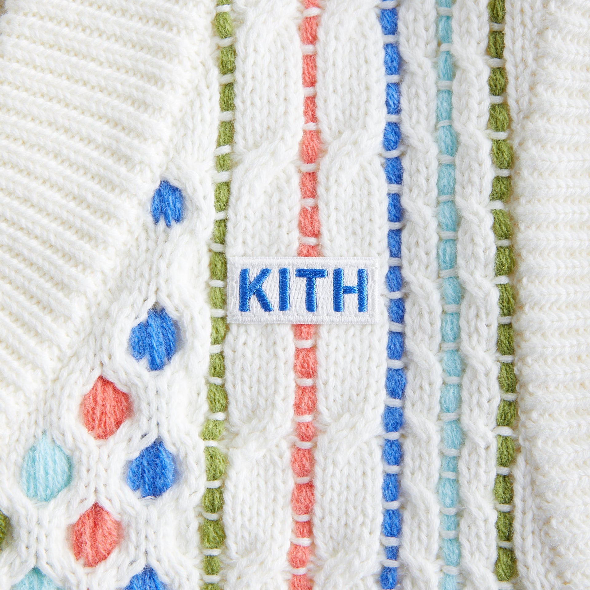 Kith Kids Novelty Cable Knit Vest - Sandrift