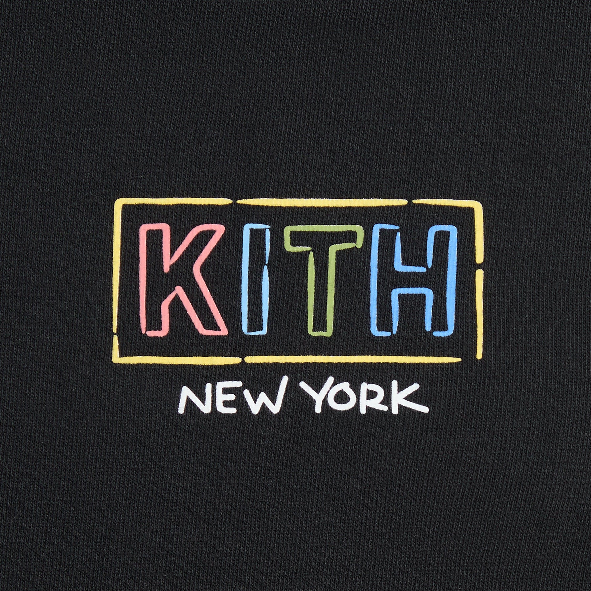 Kith Kids New York Classic Logo Tee - Black