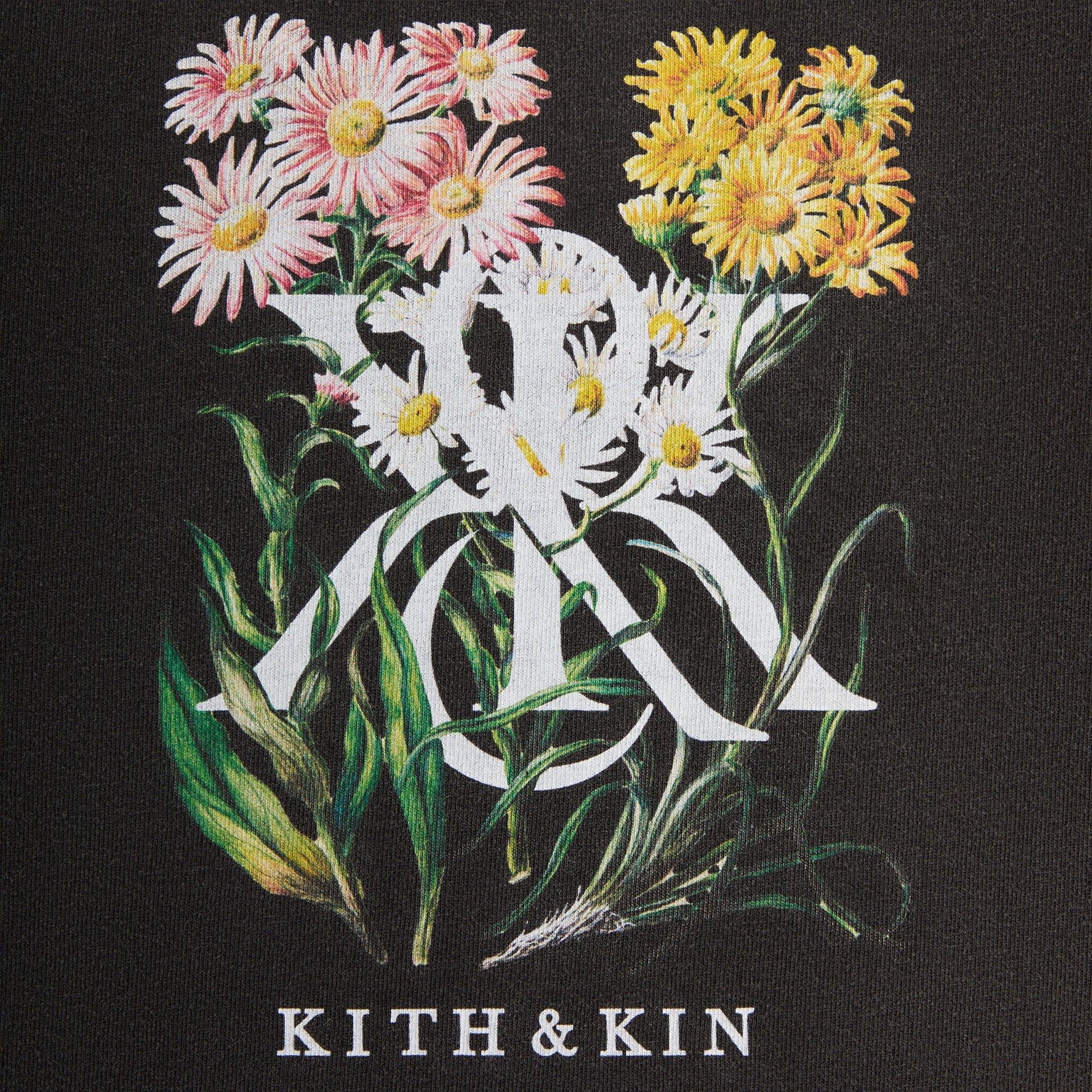 Kith Kids K&K Daisy Vintage Tee - Black