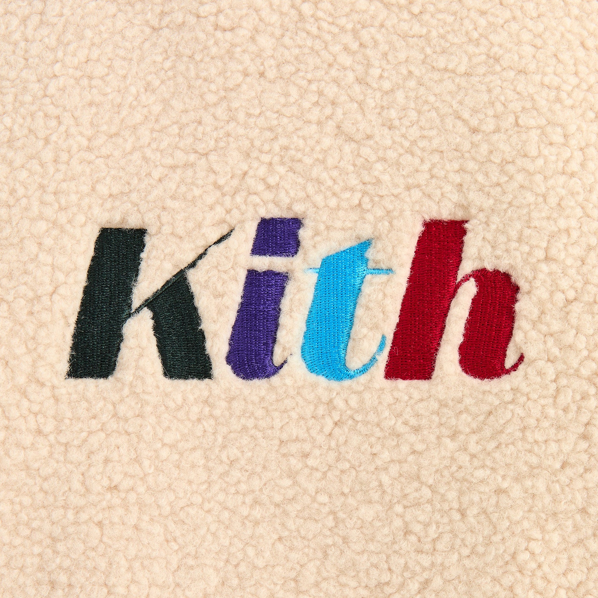 Kith Kids Sherpa Logo Crewneck - Oat