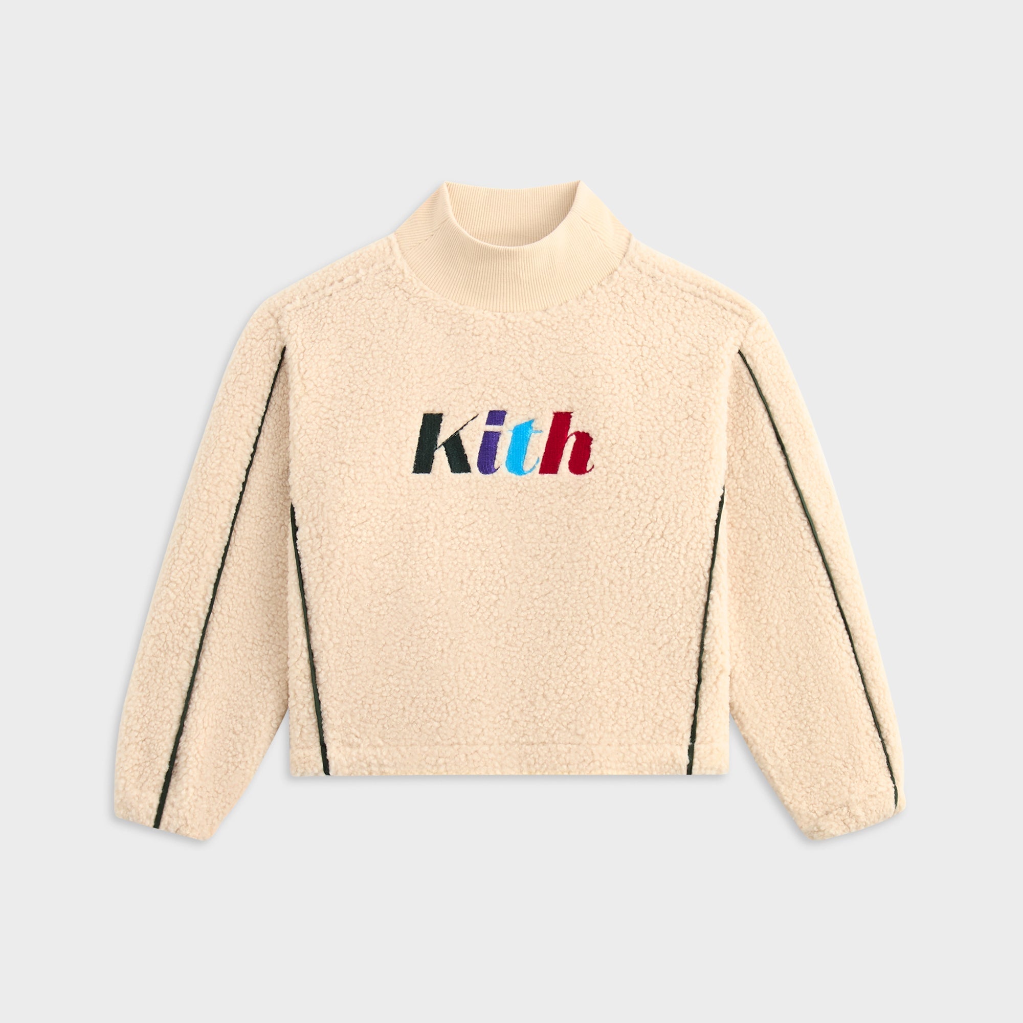 Kith Kids Sherpa Logo Crewneck - Oat – Kith Europe