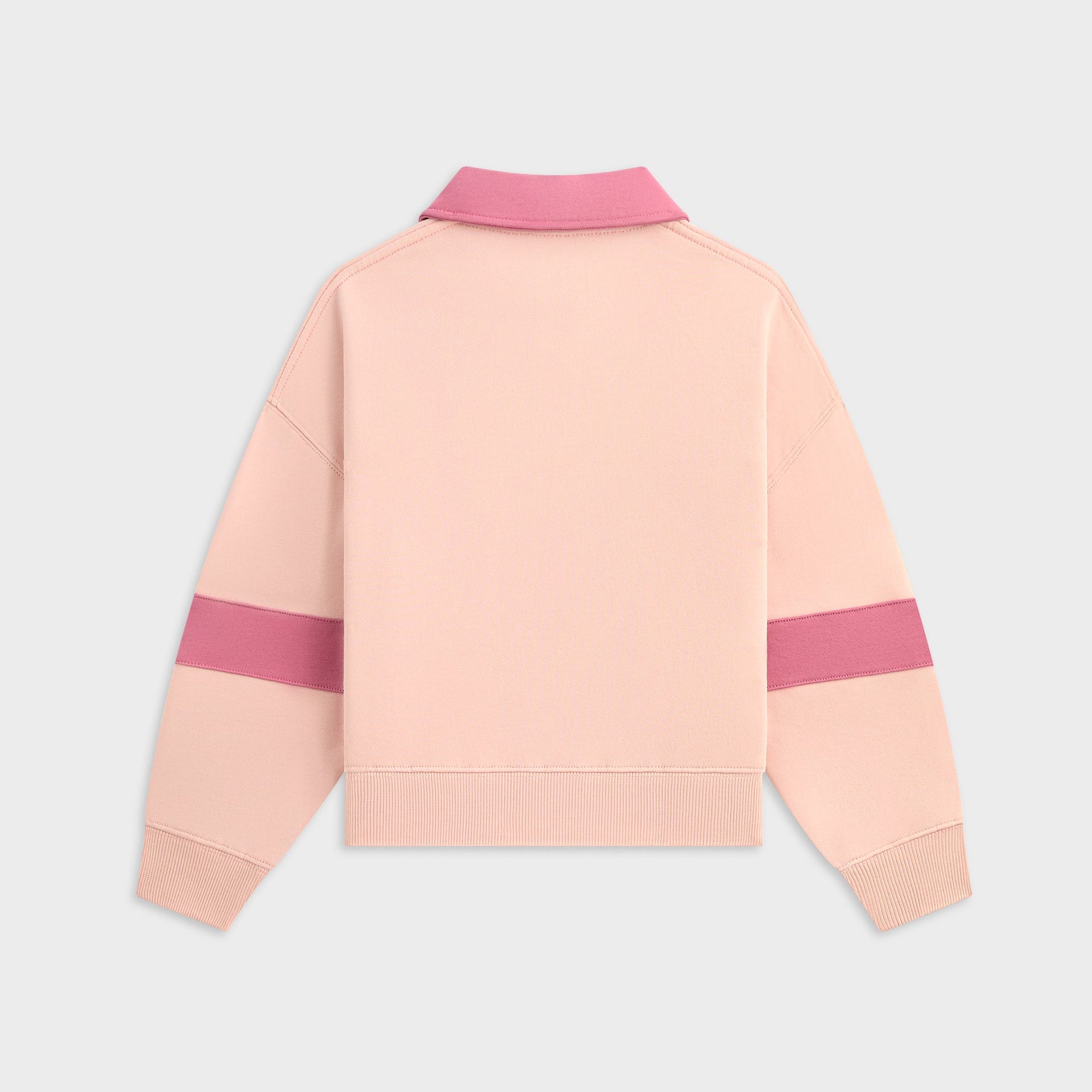 Kith Kids Nelson Quarter Zip Rugby - Peach Powder