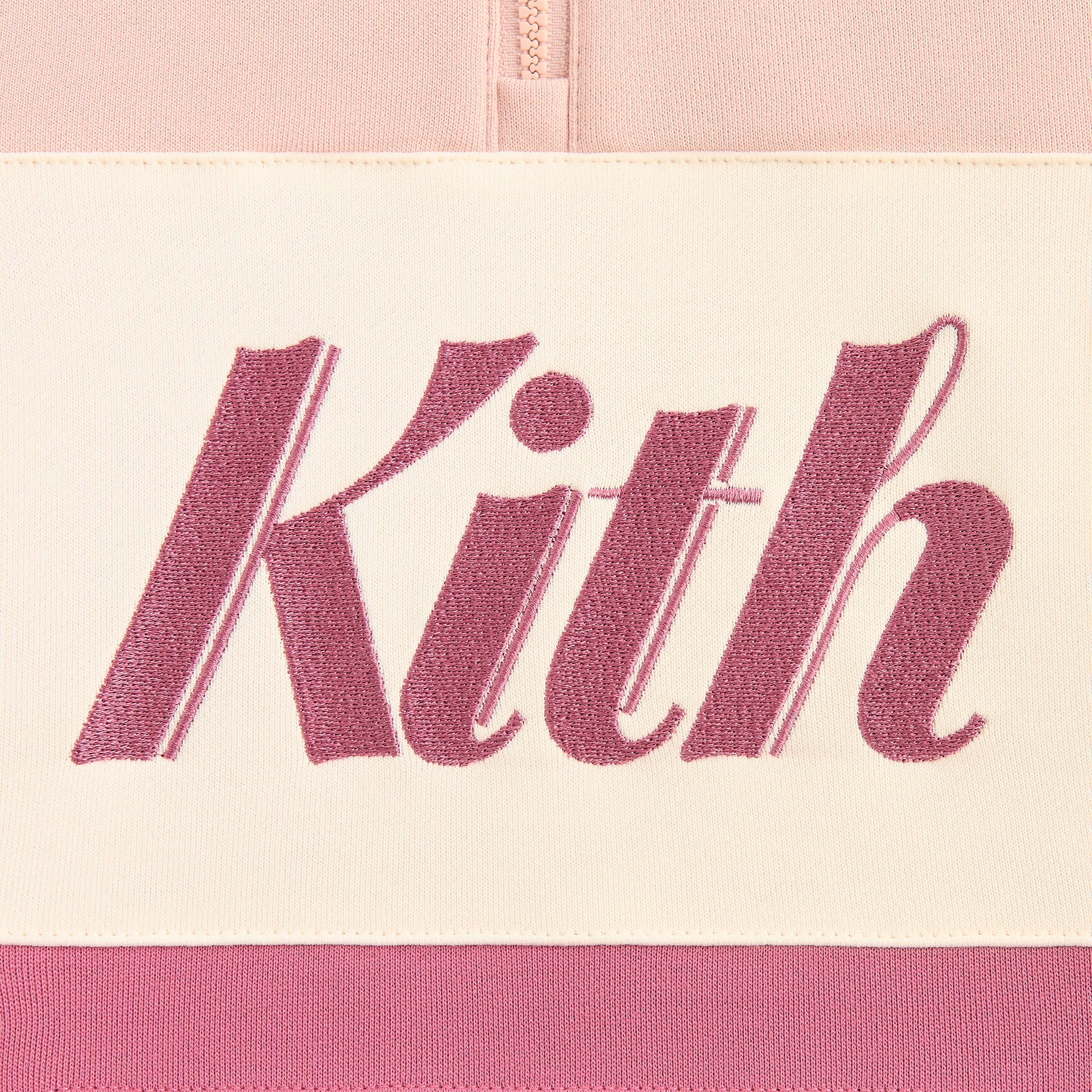 Kith Kids Nelson Quarter Zip Rugby - Peach Powder – Kith Europe