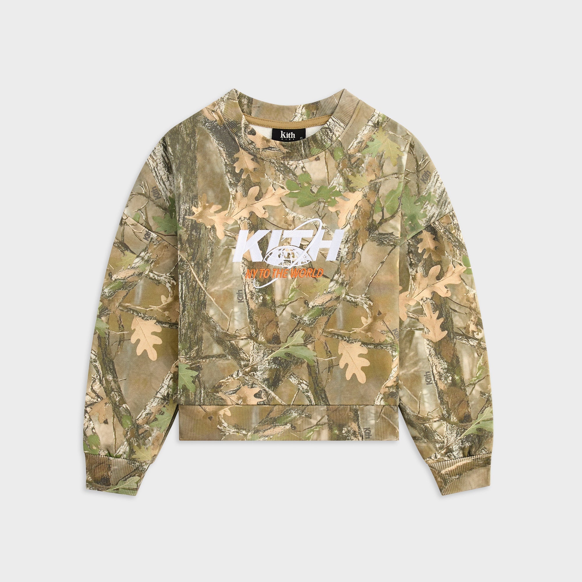 Kith Kids Printed Nelson Crewneck - Earth – Kith Europe