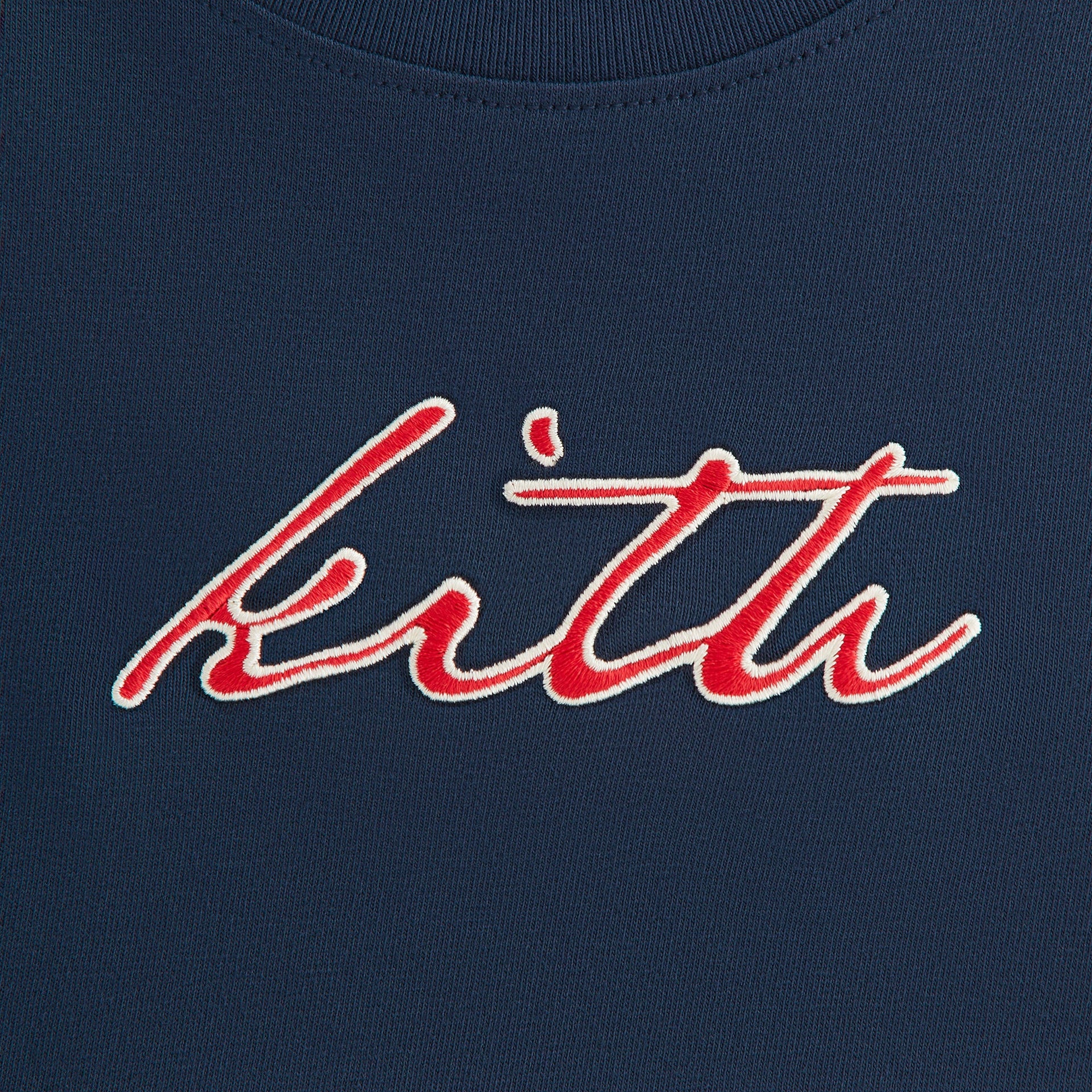 Kith Kids Signature Logo Long Sleeve Tee - Nocturnal