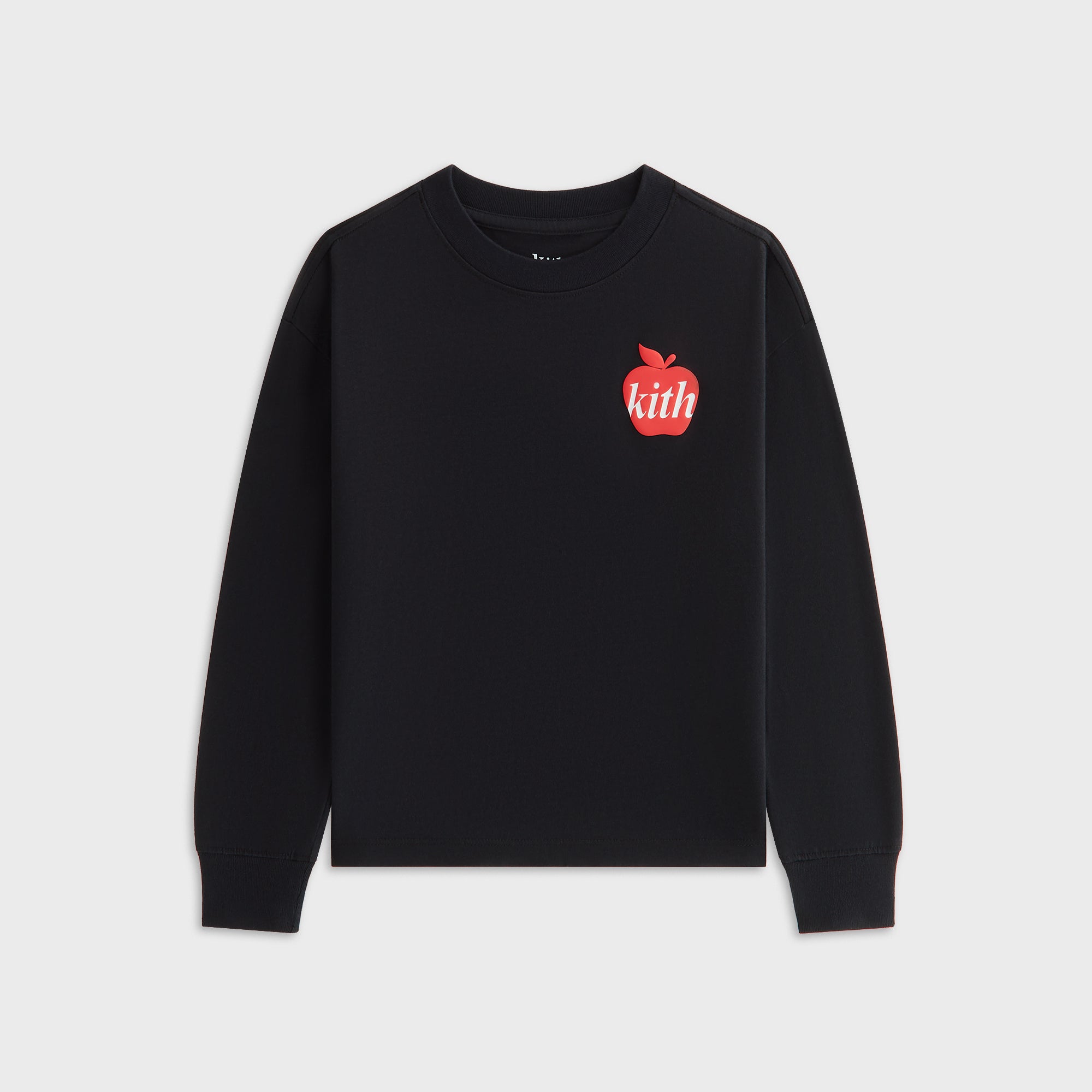 Apple ロンT Tシャツ Mサイズ SUPREME NYC KITH 試着 Kith Kids Apple Logo Graphic Long Sleeve Tee - Black – Kith Europe