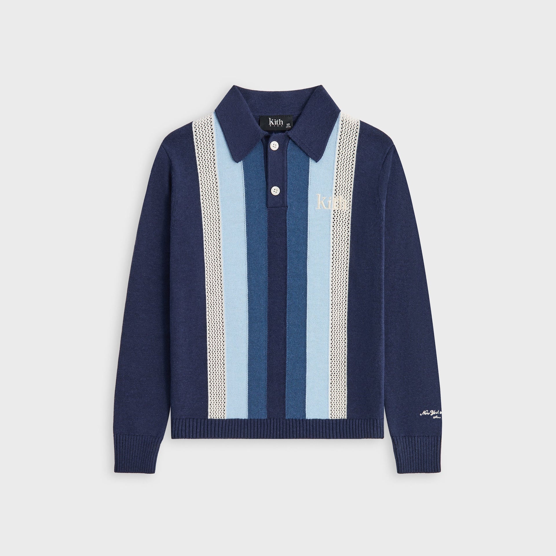 Kith Kids Color-Blocked Hanson Polo - Nocturnal