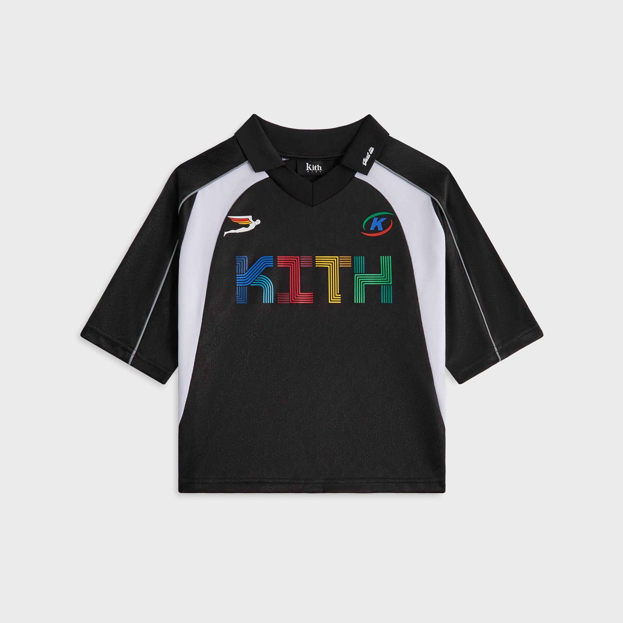 Kith Kids Short Sleeve Soccer Polo - Black – Kith Europe