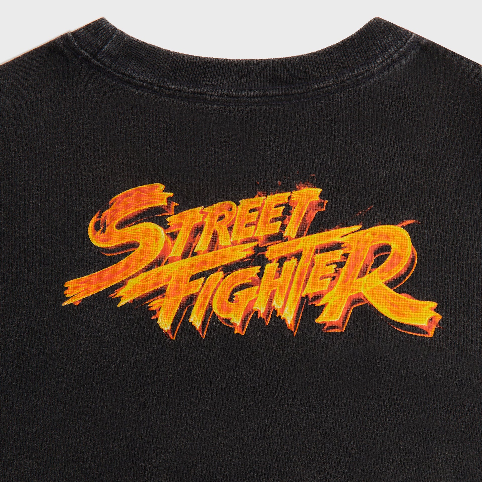 Capcom | Kith Kids Street Fighter Flame Vintage Tee - Black