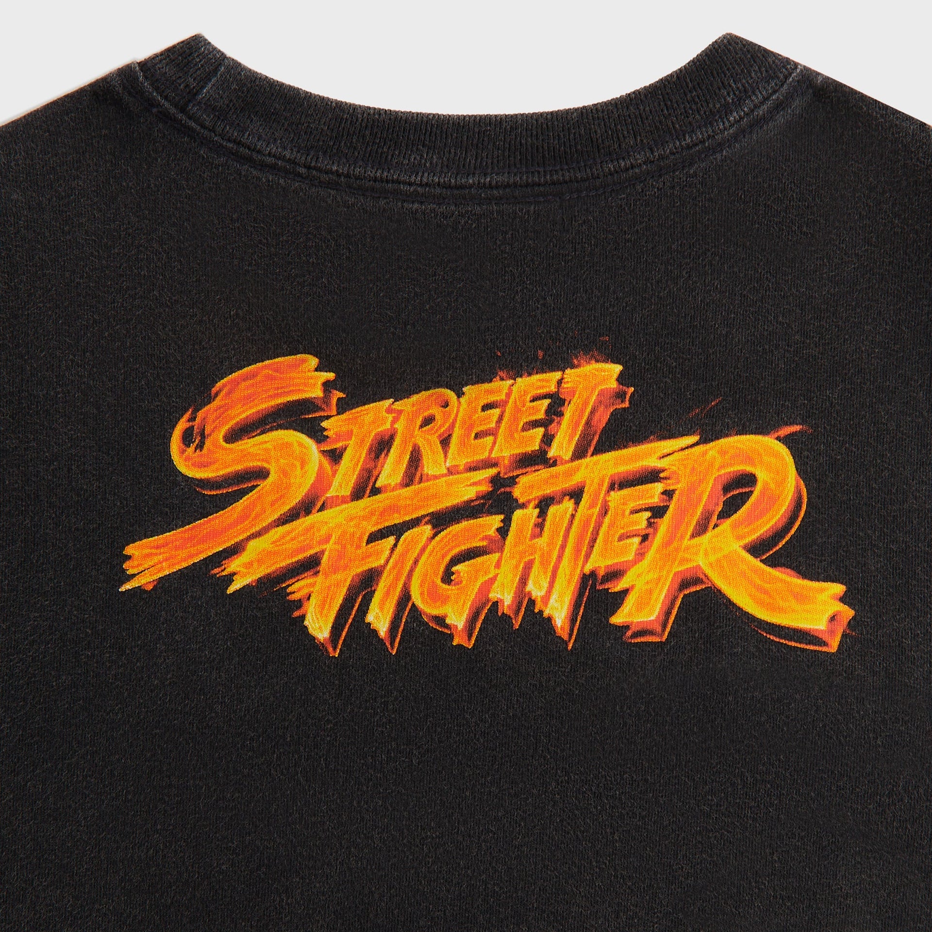 Capcom | Kith Kids Street Fighter Flame Vintage Tee - Black - PH