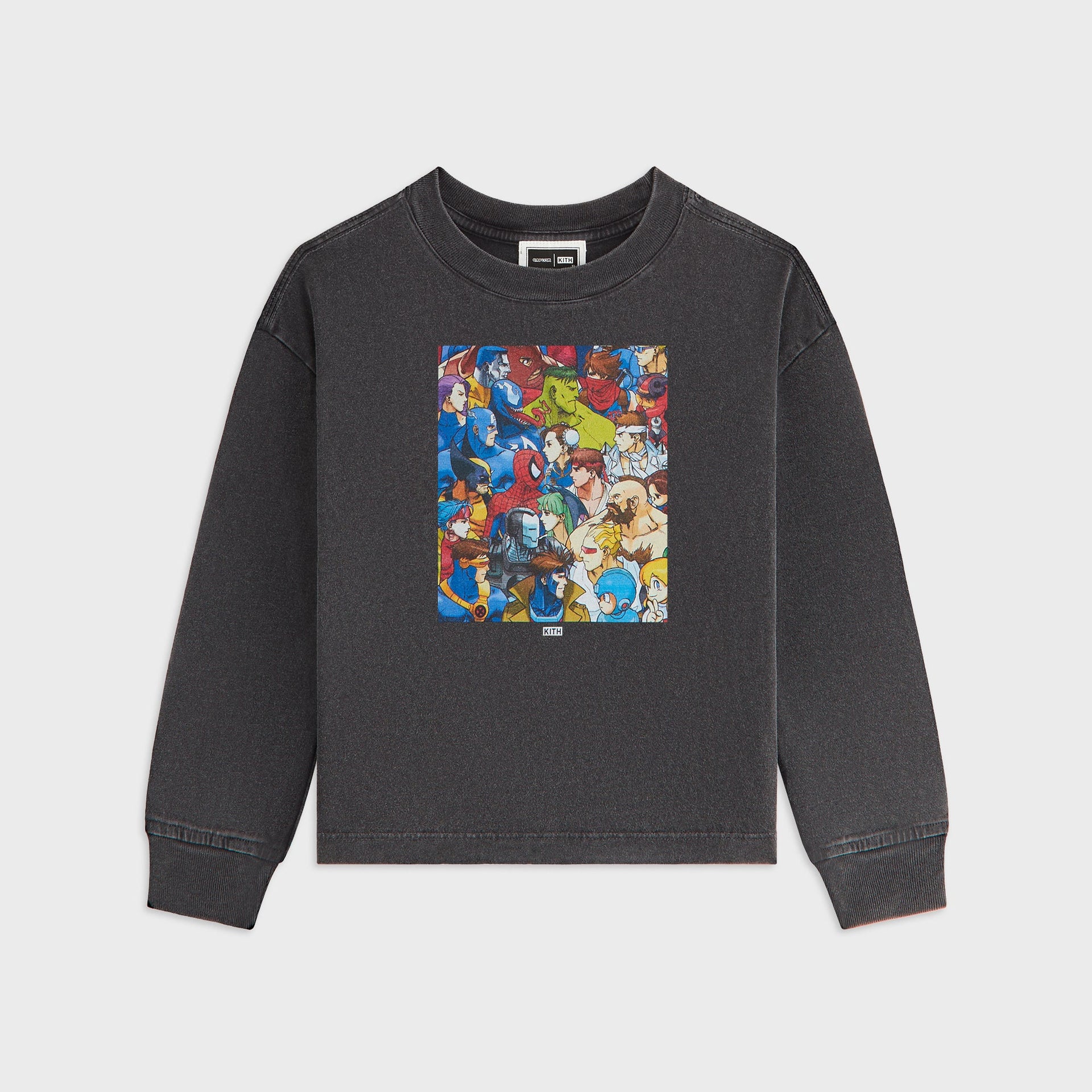 Marvel vs. Capcom | Kith Kids Clash of Super Heroes Vintage Tee - Black
