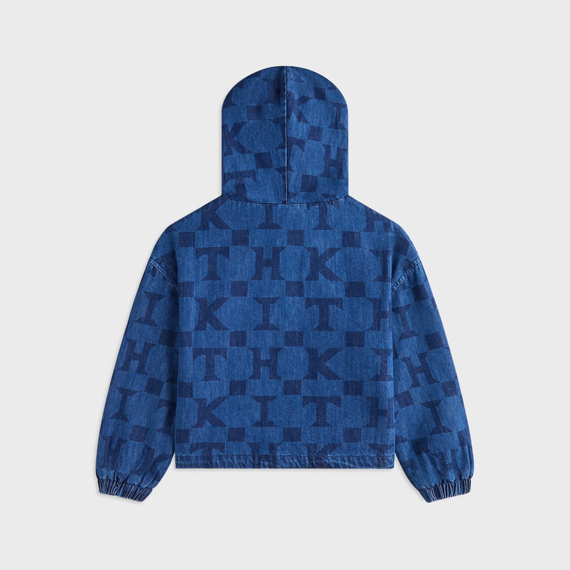 Kith Kids Monogram Denim Harrison Pullover - Stoerm Mid Wash