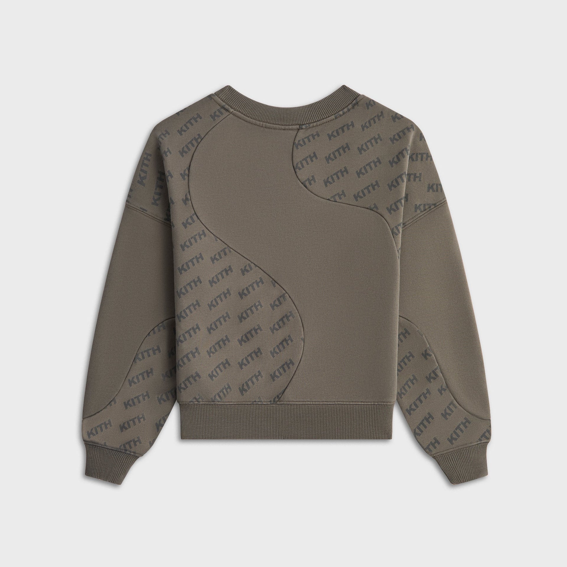 Kith Kids Blocked Monogram Nelson Sweatshirt - Fuel