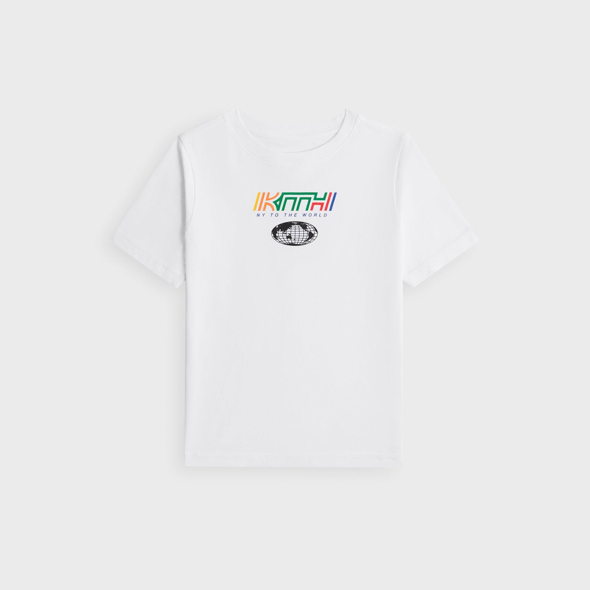 Kith Kids Global Patch Graphic Tee - White