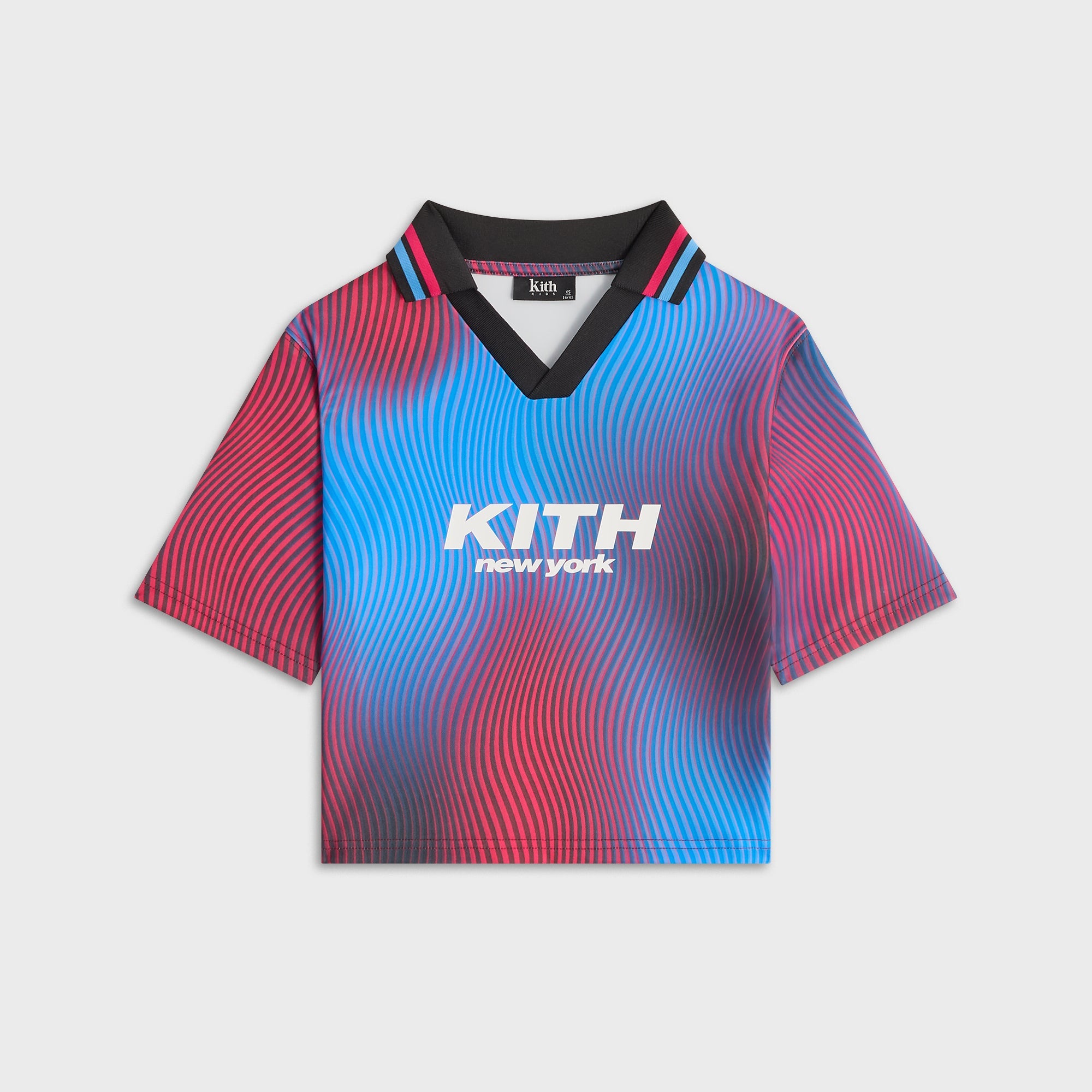 Kith Kids Wavy Ombre Edison Soccer Polo - Black – Kith Europe