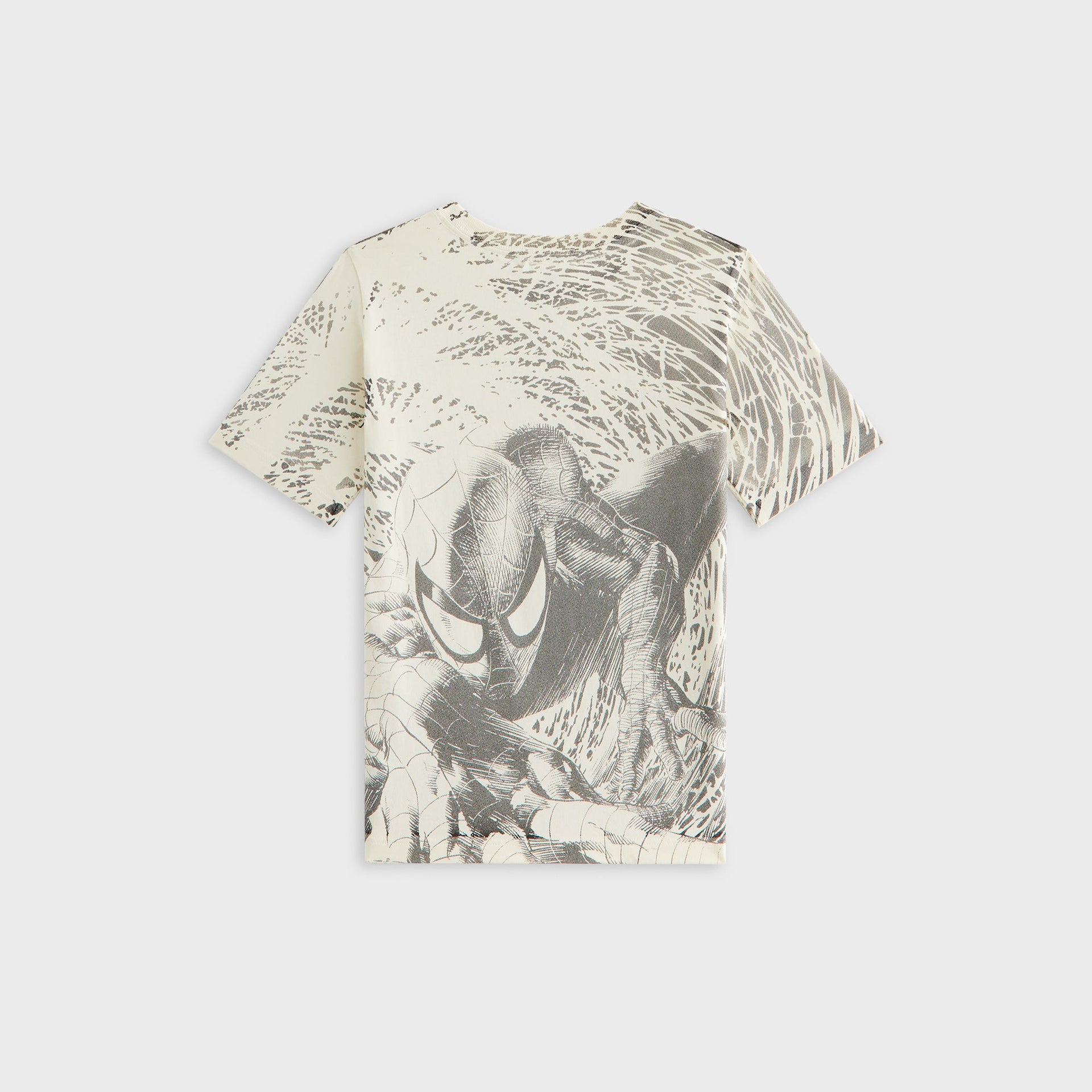 Marvel | Kith Kids Spiderman All-Over Printed Vintage Tee - Sandrift
