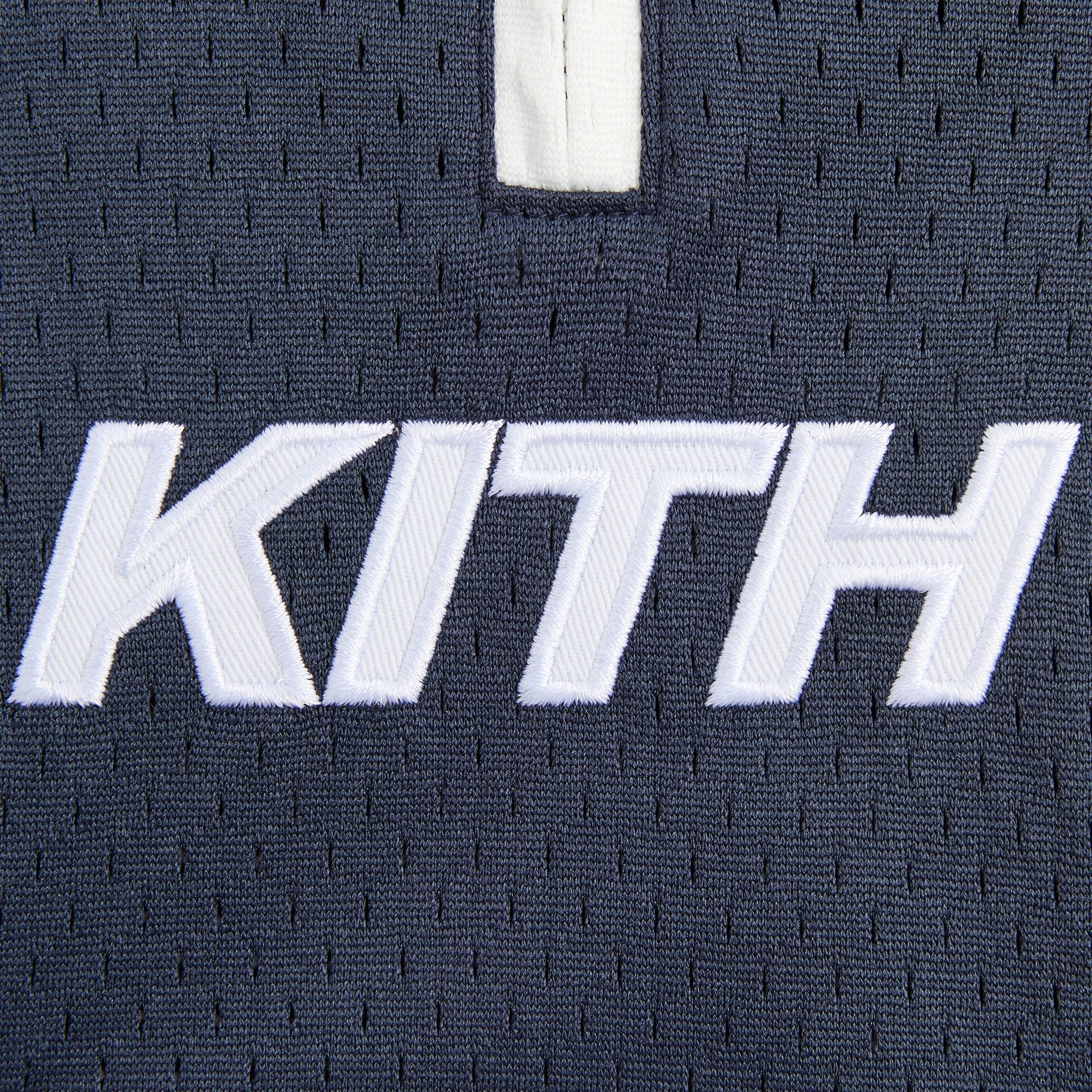 Kith Kids Linden Quarter Zip Mesh Polo - Nocturnal