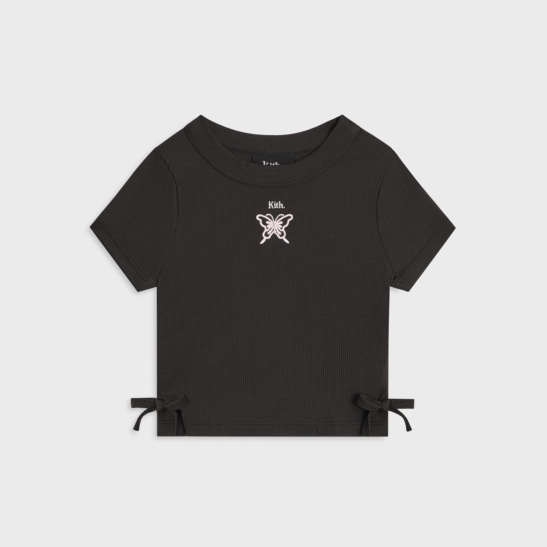 Kith Kids Mulberry Ruched Rib Tee - Black