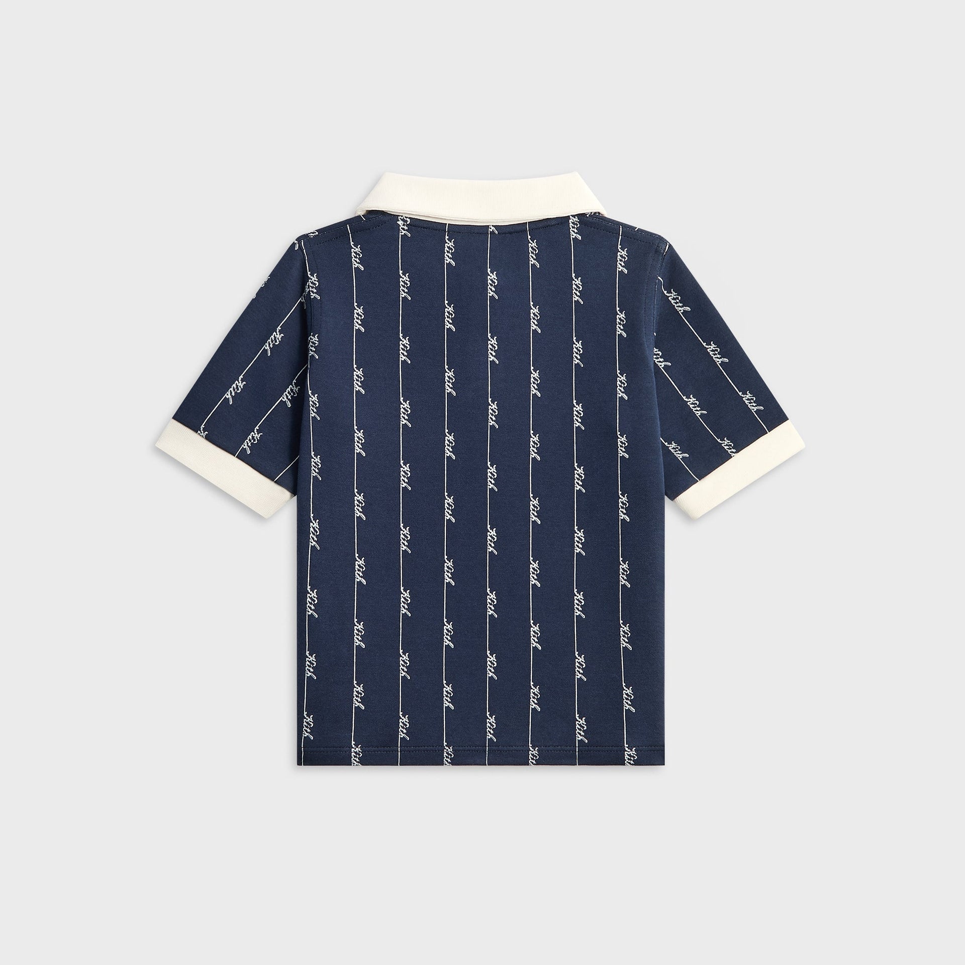 Kith Kids Script Knit Tilden Polo - Nocturnal