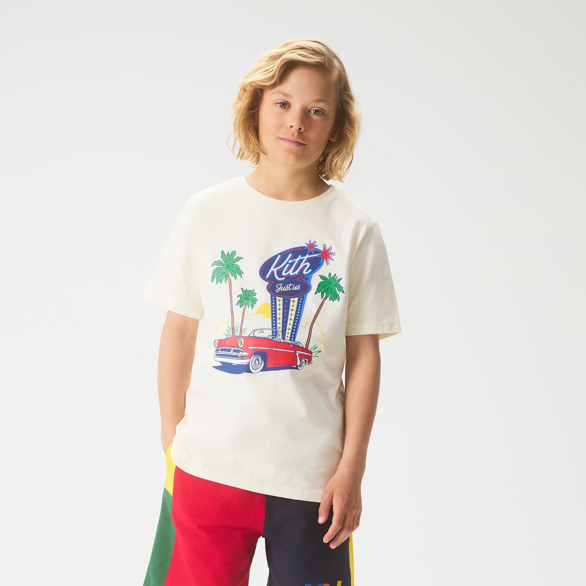 Kith Kids Drive In Graphic Tee - Silk – Kith Europe