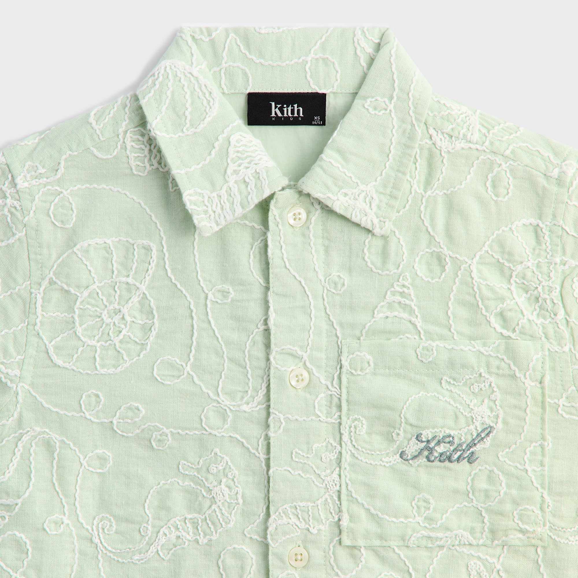 Kith Kids Seaside Bennet Camp Shirt - Tidal – Kith Europe