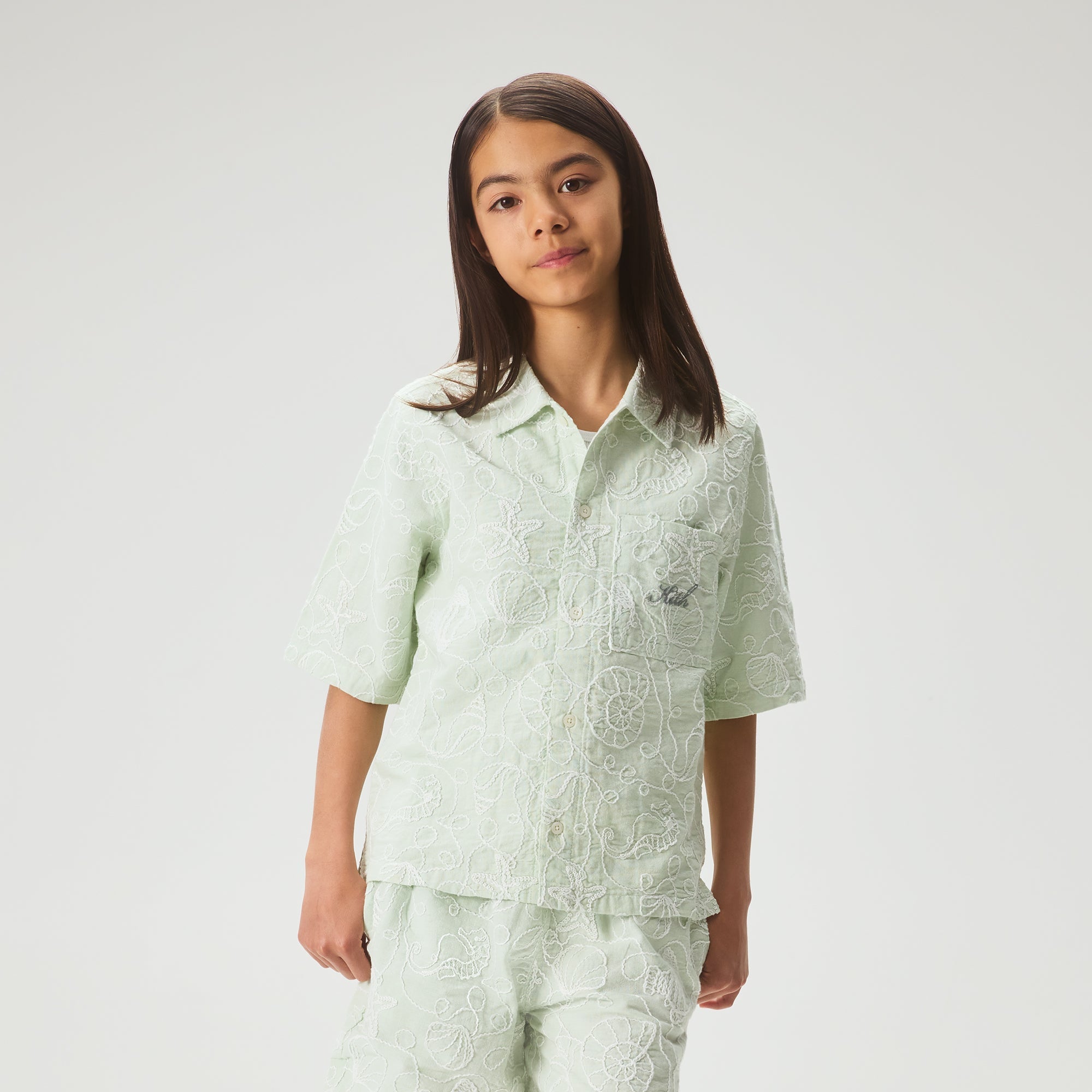Kith Kids Seaside Bennet Camp Shirt - Tidal – Kith Europe