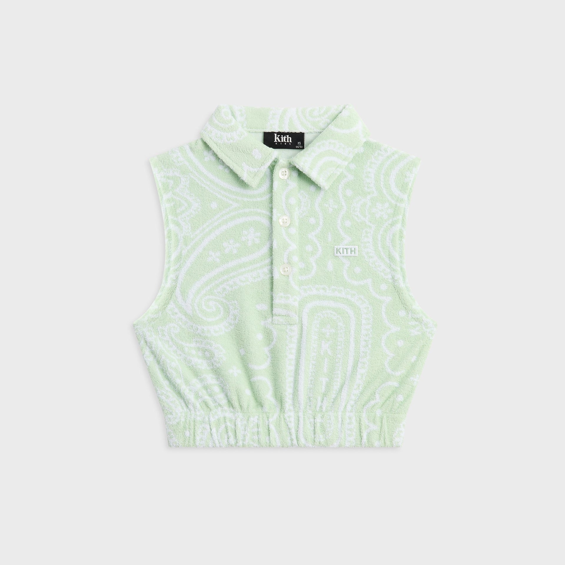 Kith Kids Paisley Jacquard Cropped Tank - Tidal