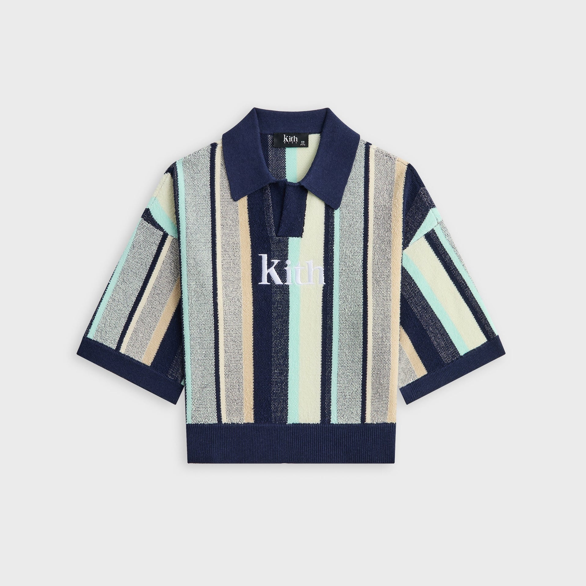 Kith Kids Striped Nelson Tee - Mykonos