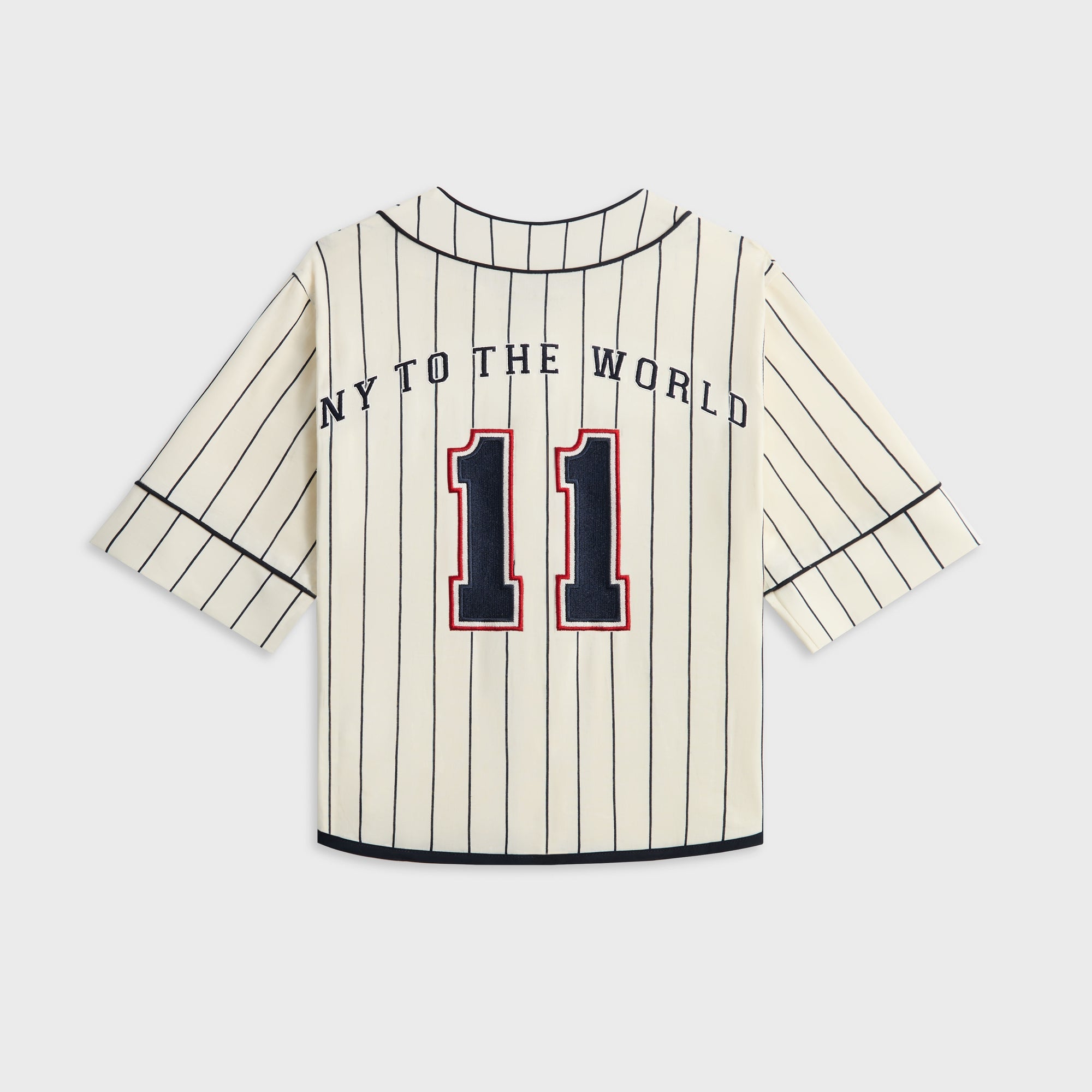 Kith Kids Pinstripe Baseball Shirt - Silk – Kith Europe