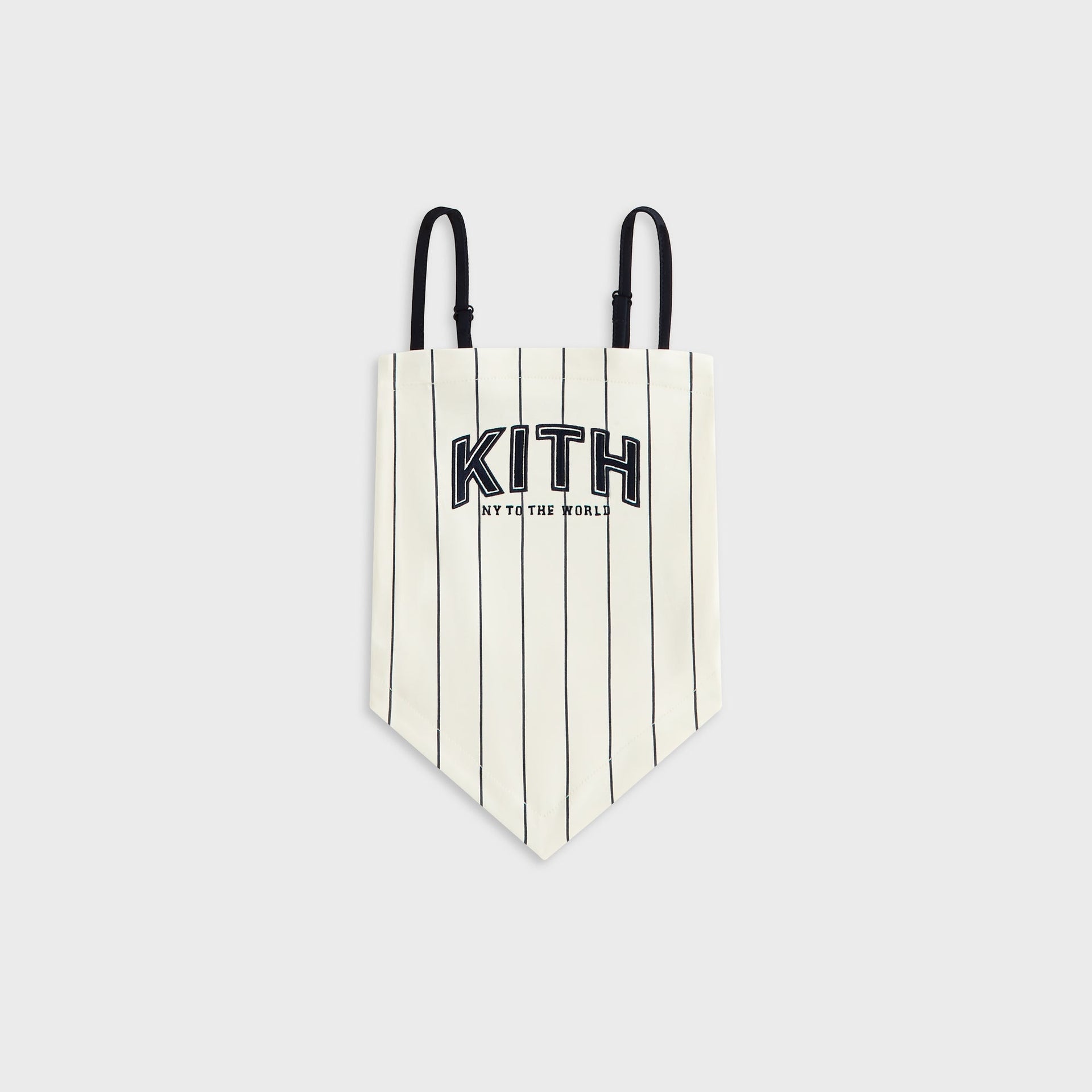 Kith Kids Pinstripe Baseball Ivy Top - Silk - PH