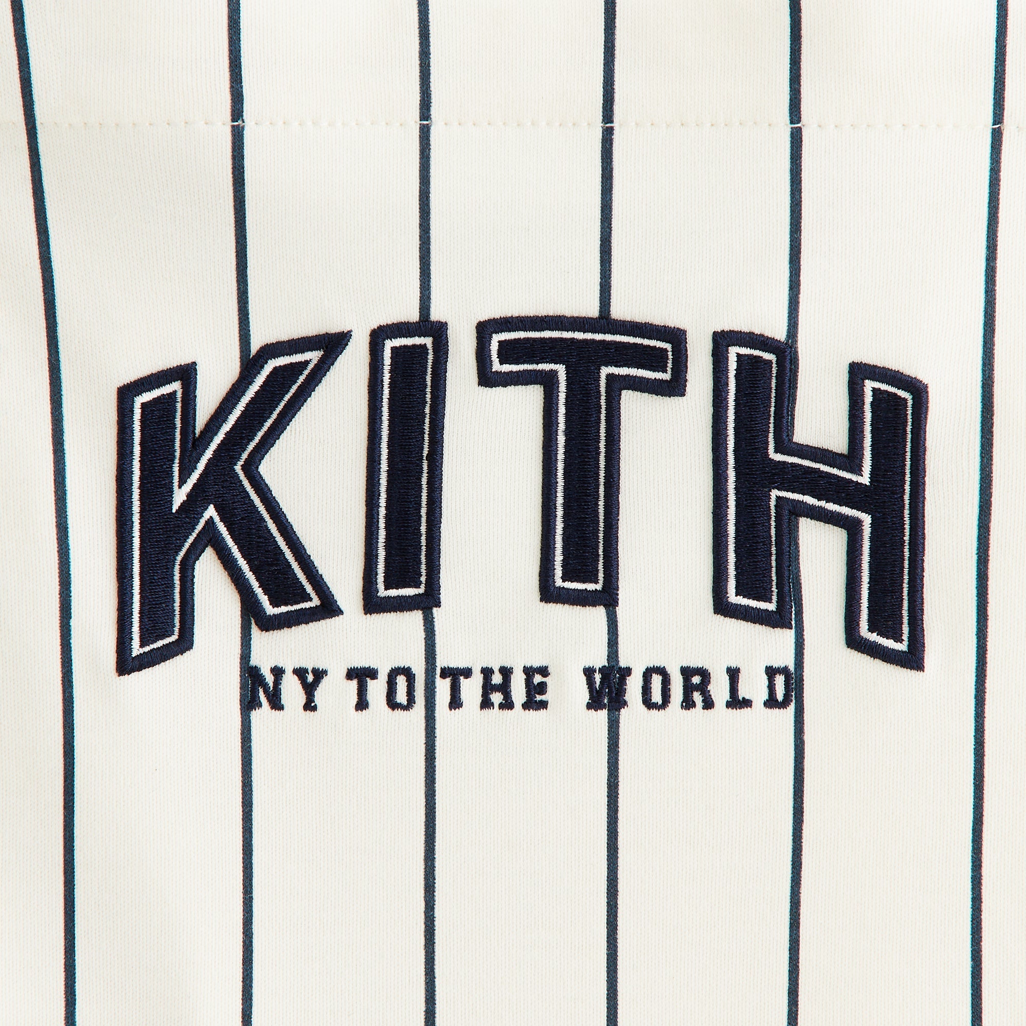 Kith Kids Pinstripe Baseball Ivy Top - Silk – Kith Europe