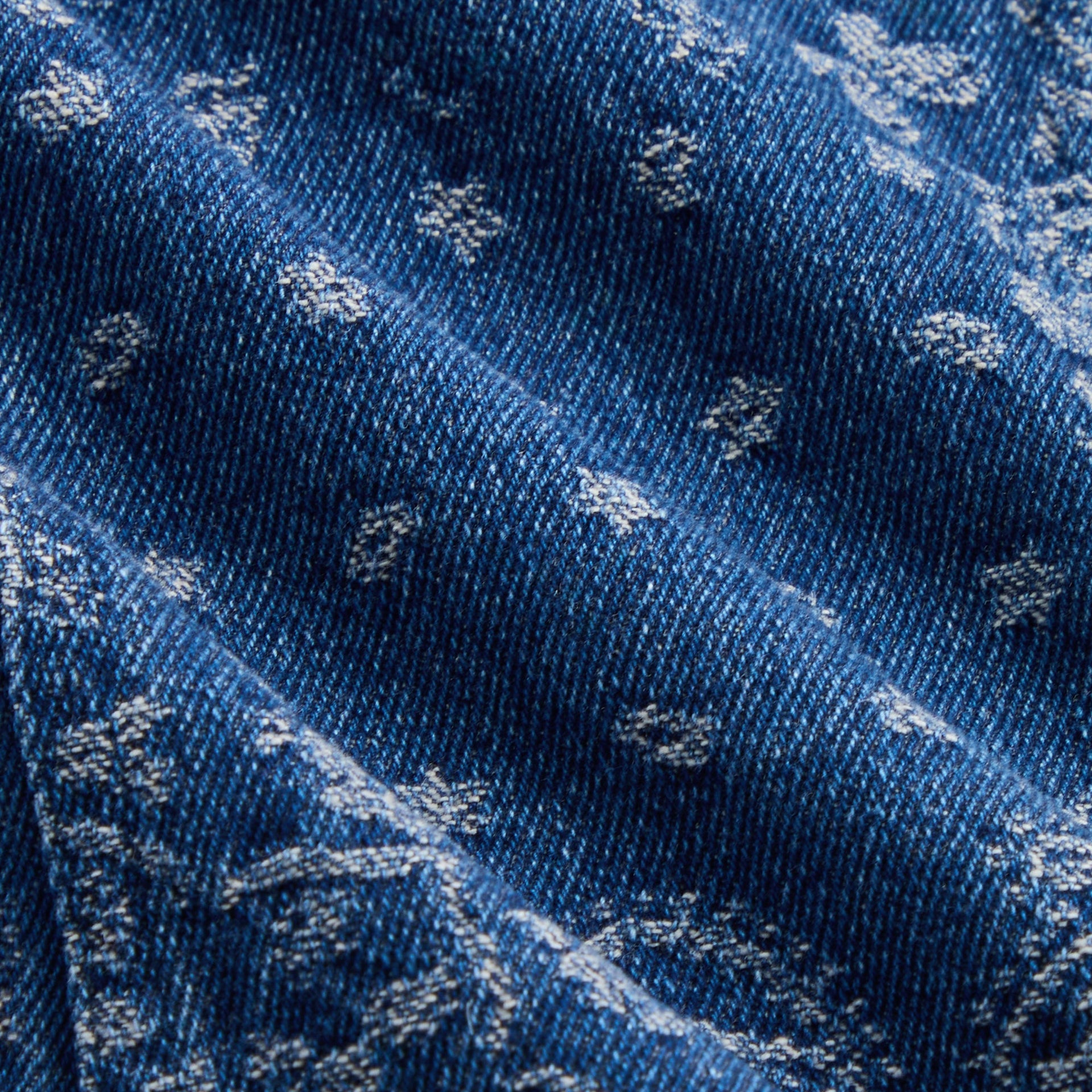 Kith Kids Paisley Ginza Shirt - Medium Indigo