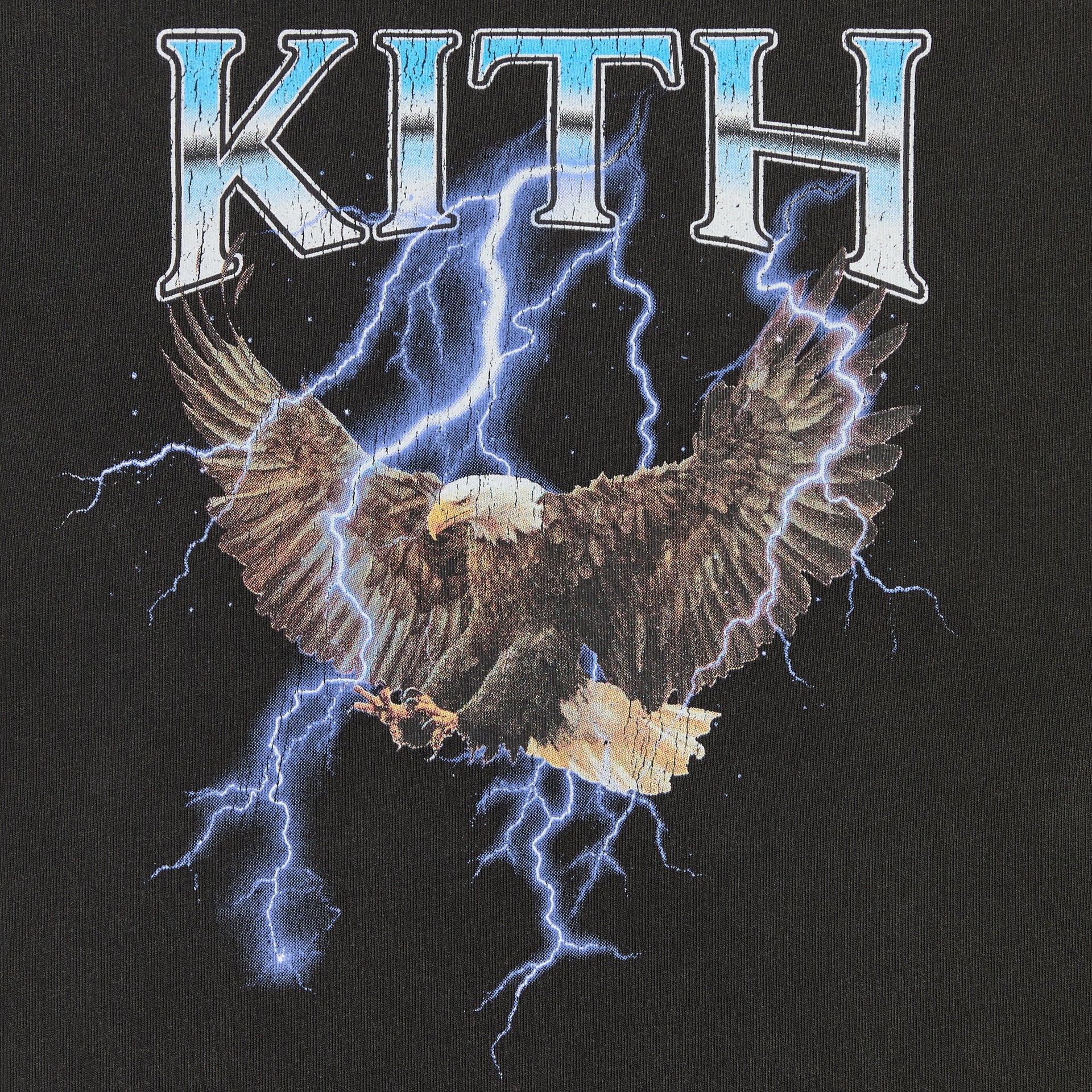 Kith Kids Vintage Eagle Tee - Black