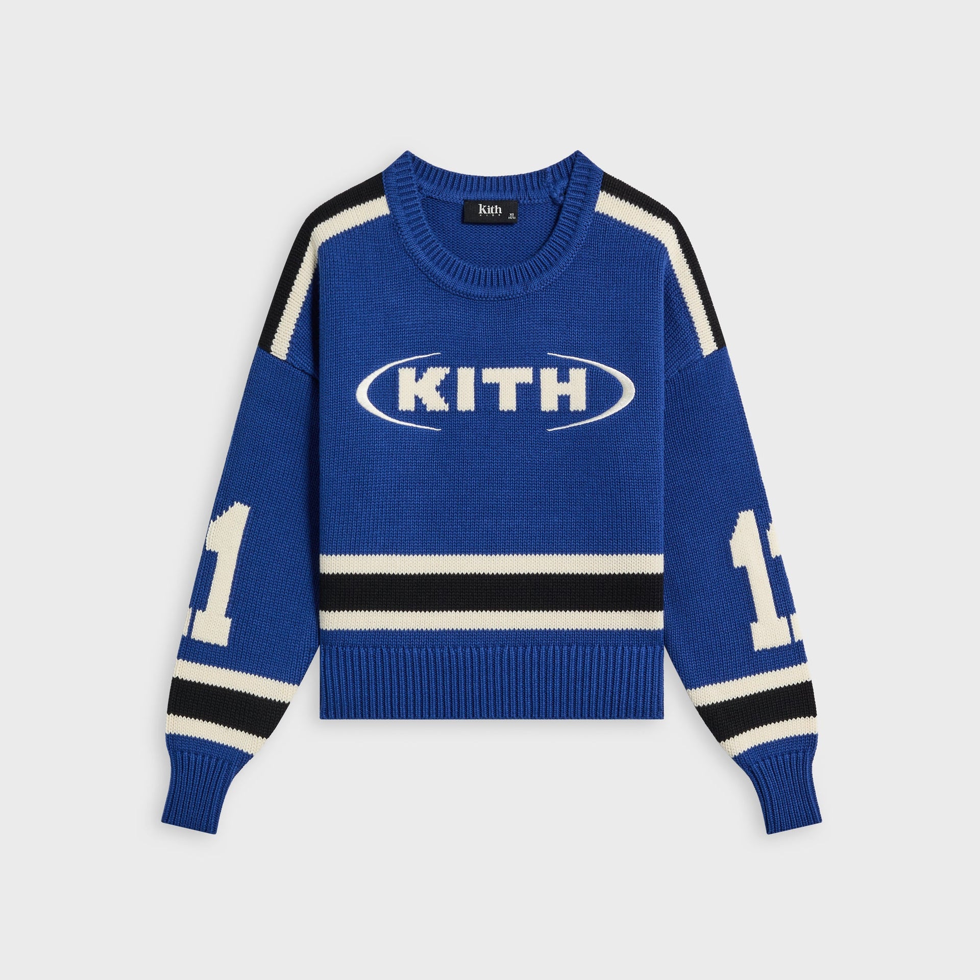 Kith Kids Varsity Nelson Knit Crewneck - Cyanotype