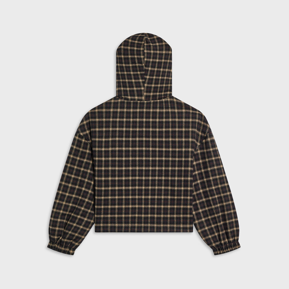 Kith Kids Micro Plaid Snap Harrison Hoodie - Chest - PH