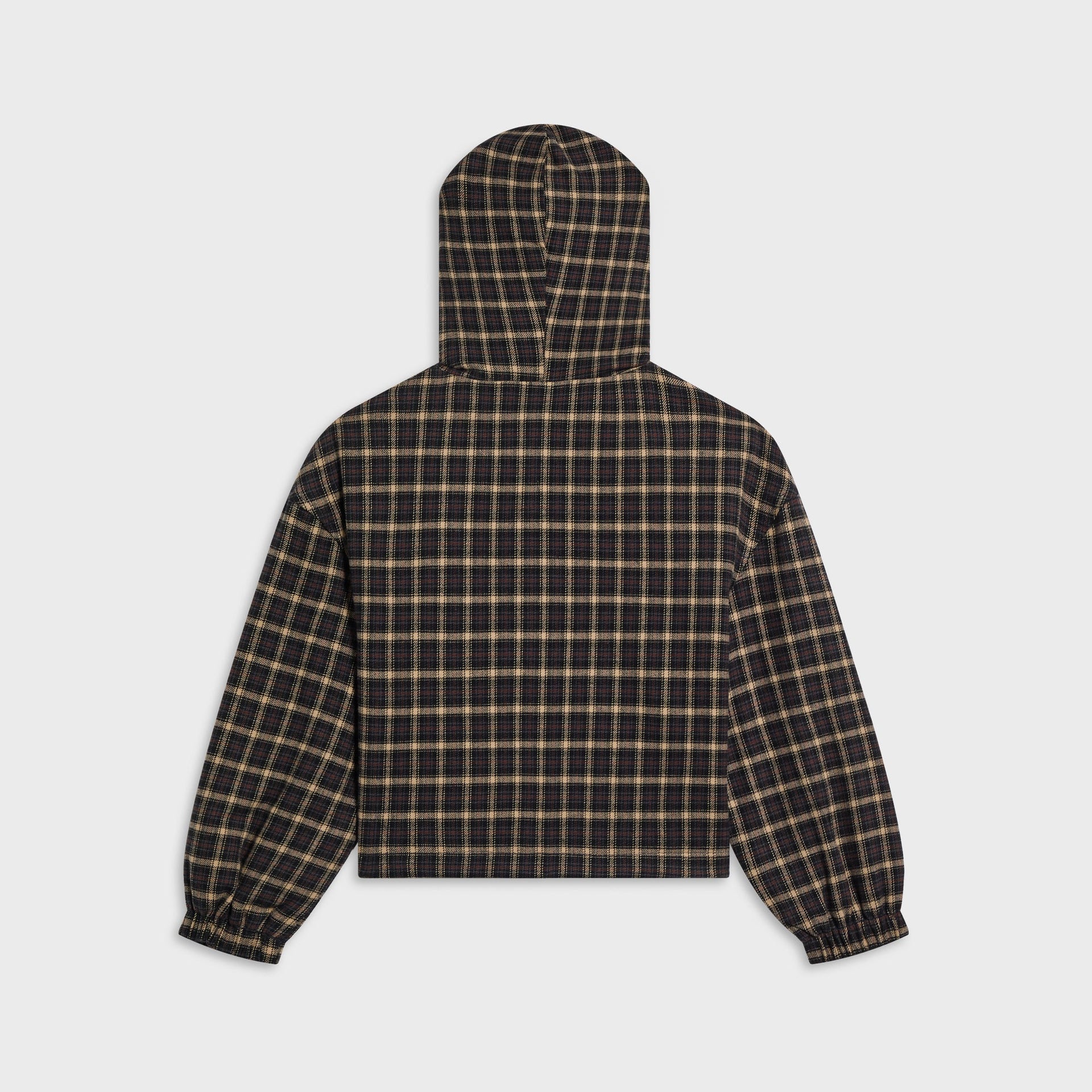 Kith Kids Micro Plaid Snap Harrison Hoodie - Chest
