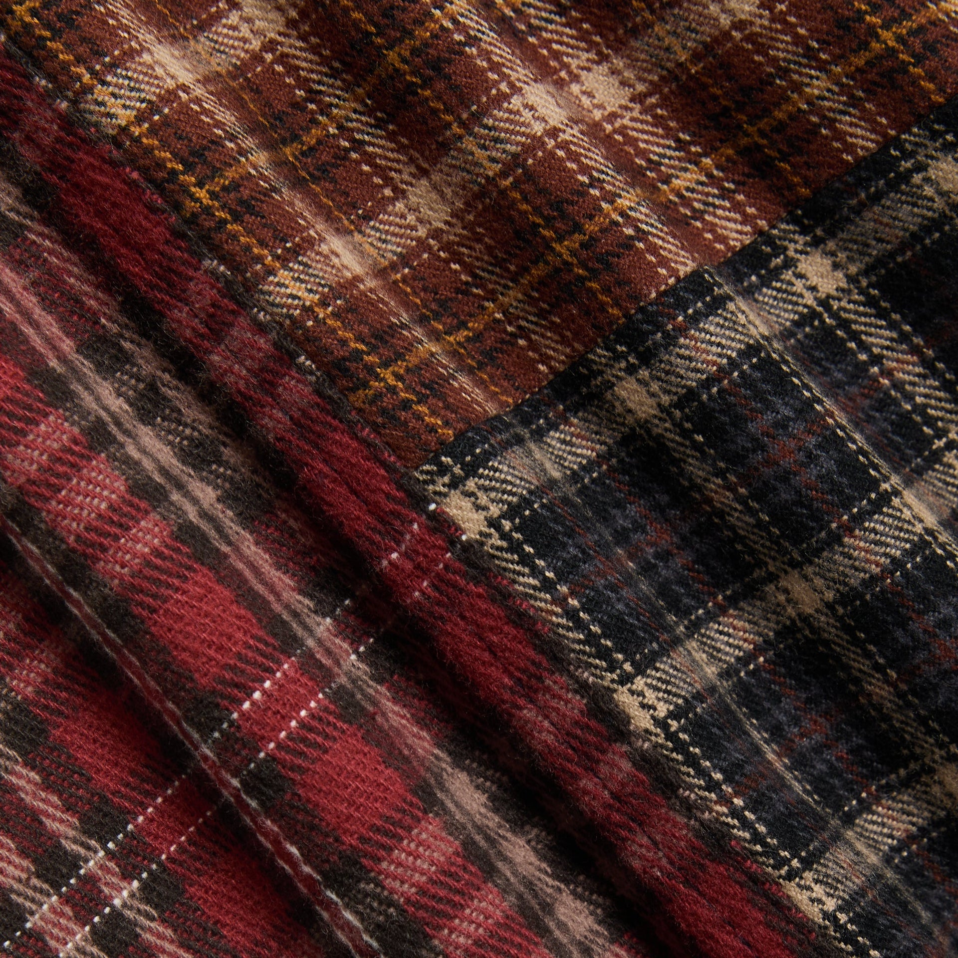 Kith Kids Patchwork Plaid Apollo Shirt - Chest