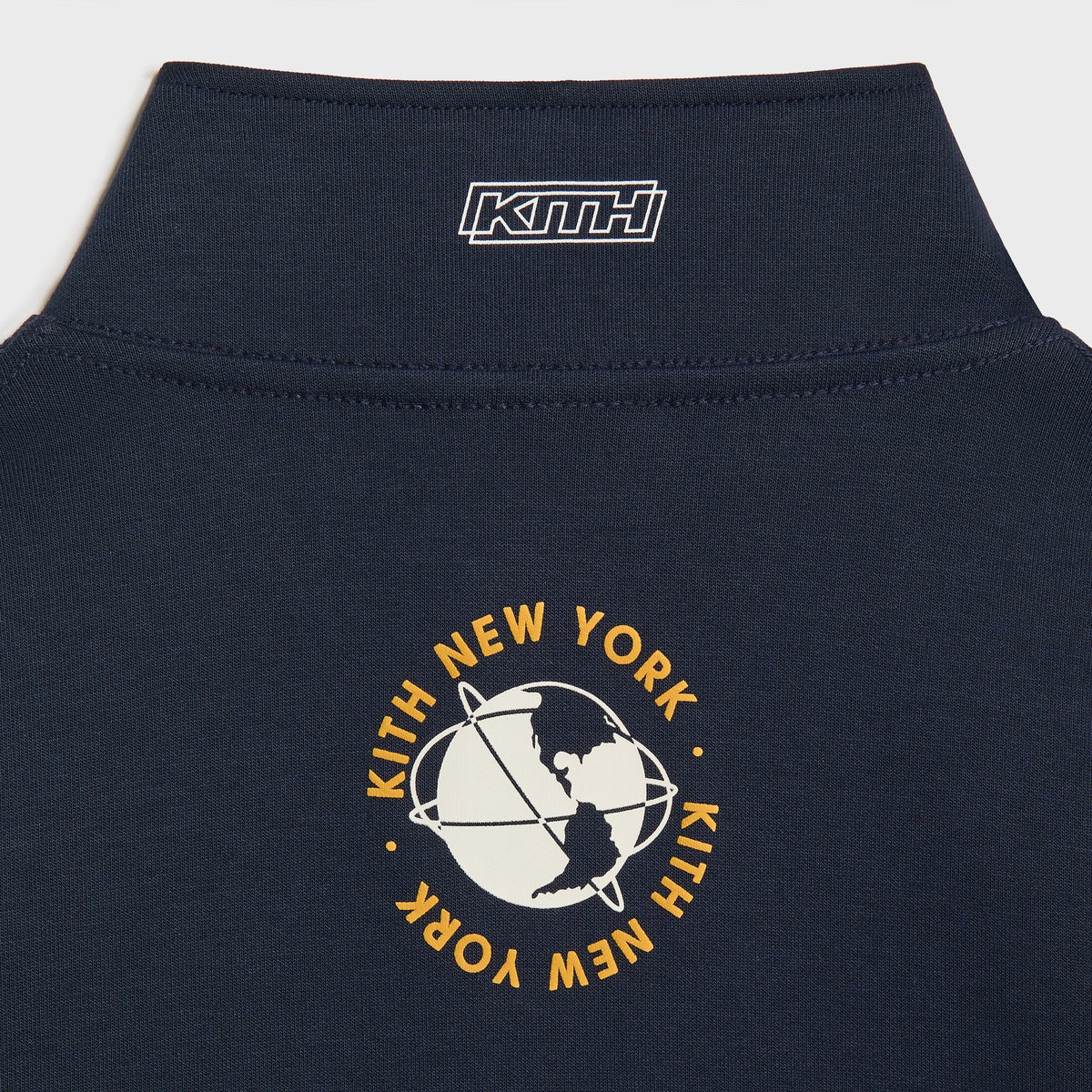 Kith Kids Logo Blocked Hunter Quarter Zip - Nocturnal - PH