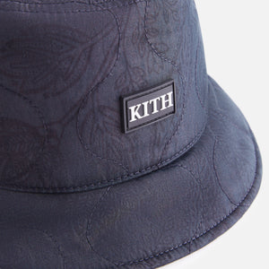 Kith Kids Quilted Bucket Hat - Black