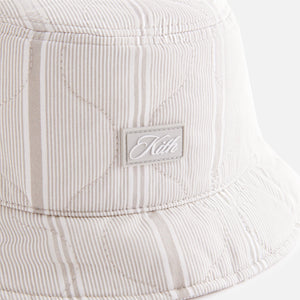 Kith Kids Quilted Bucket Hat - Plaster