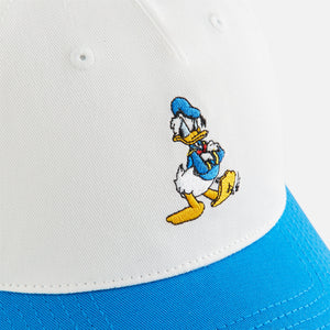 Disney | Kith Kids for Donald Duck Gwynn Pinch Crown Snapback - White